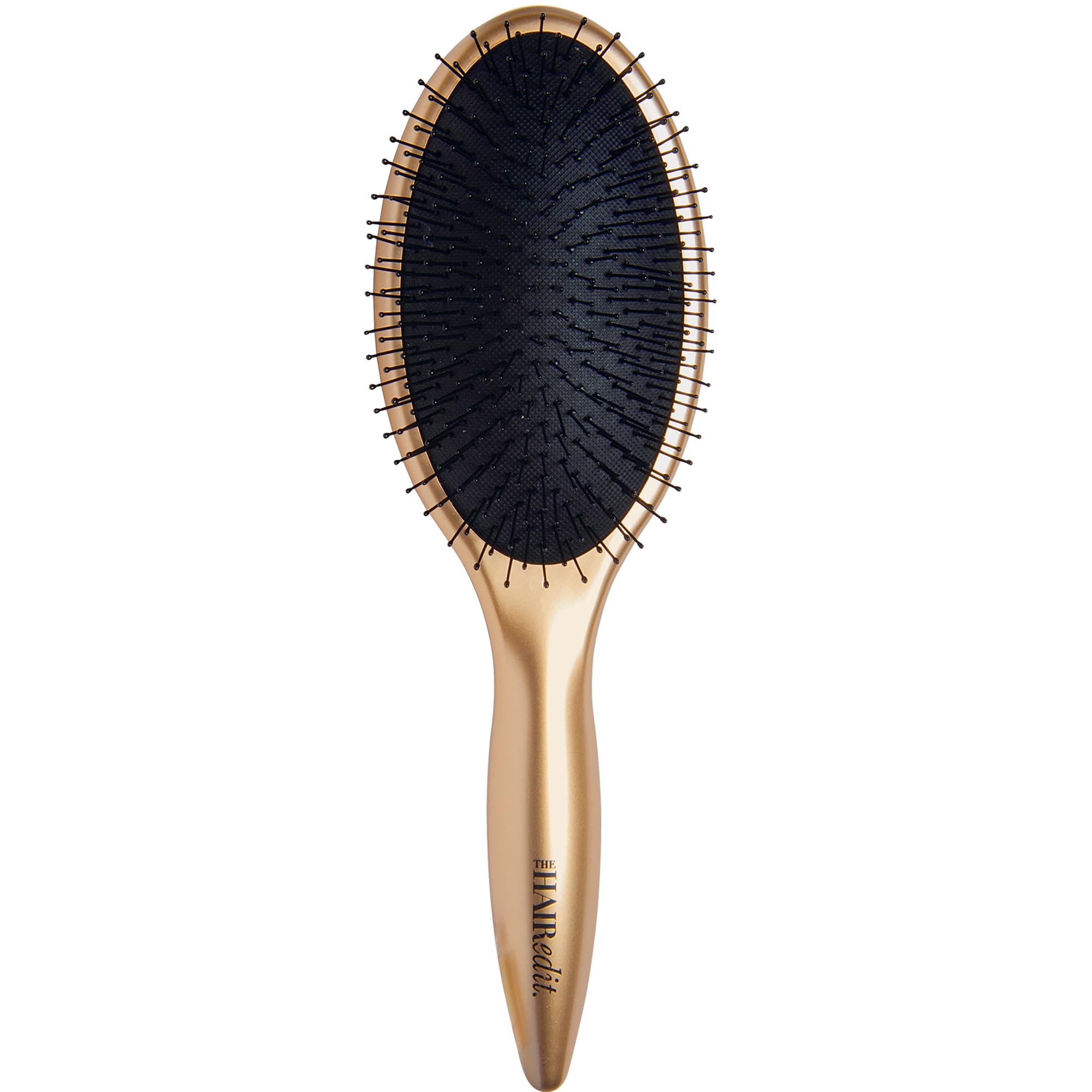 The Hair Edit Smooth & Polish Brush - Detangling & Shine Enhancing Hair Brush for Smooth, Frizz-Free Hair - Perfect for Daily Styling, Salon Finish at Home & Travel