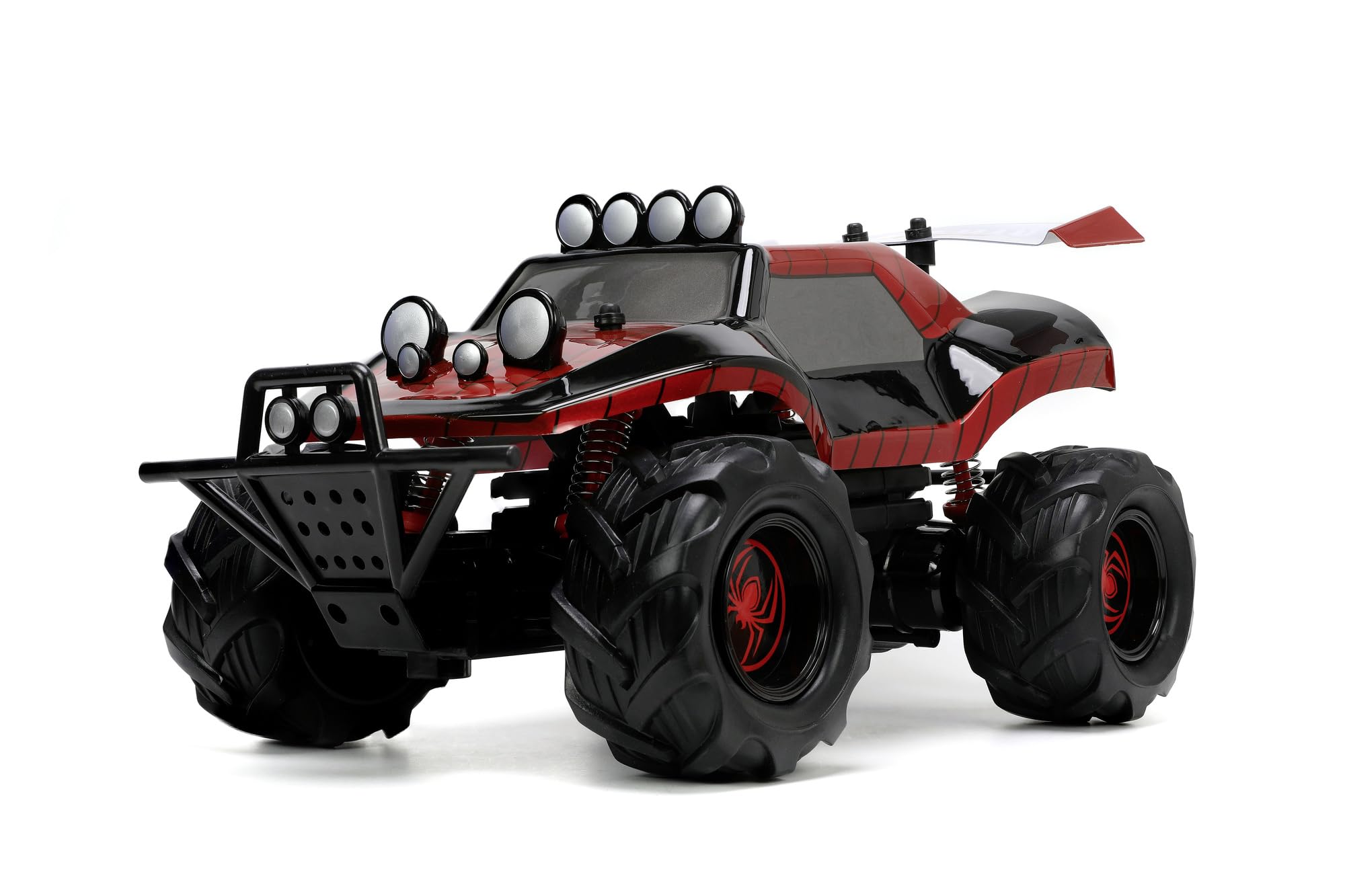 Jada Toys Marvel Miles Morales 1:14 Scale Remote Control RC Buggy Car - Spider-Man Inspired Toy for Kids, Collectors & Fans | Indoor & Outdoor Play, Birthday Gifts, Superhero Action Adventures