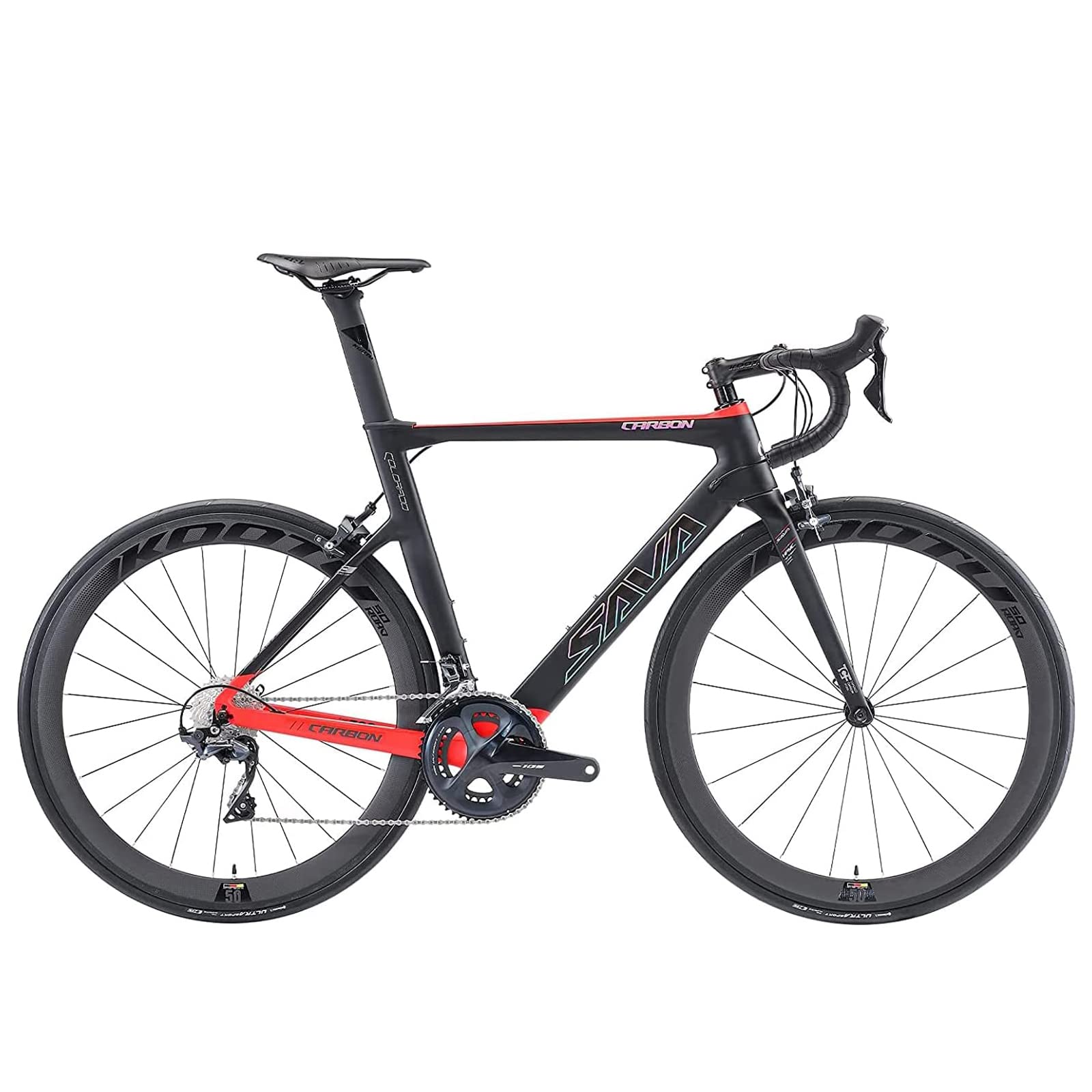 SAVADECK HERD6.0 T800 Carbon Fiber Road Bike - 700C Lightweight Bicycle with Shimano 105 22-Speed Groupset, Carbon Wheelset & Fork | Perfect for Racing, Commuting & Long-Distance Cycling