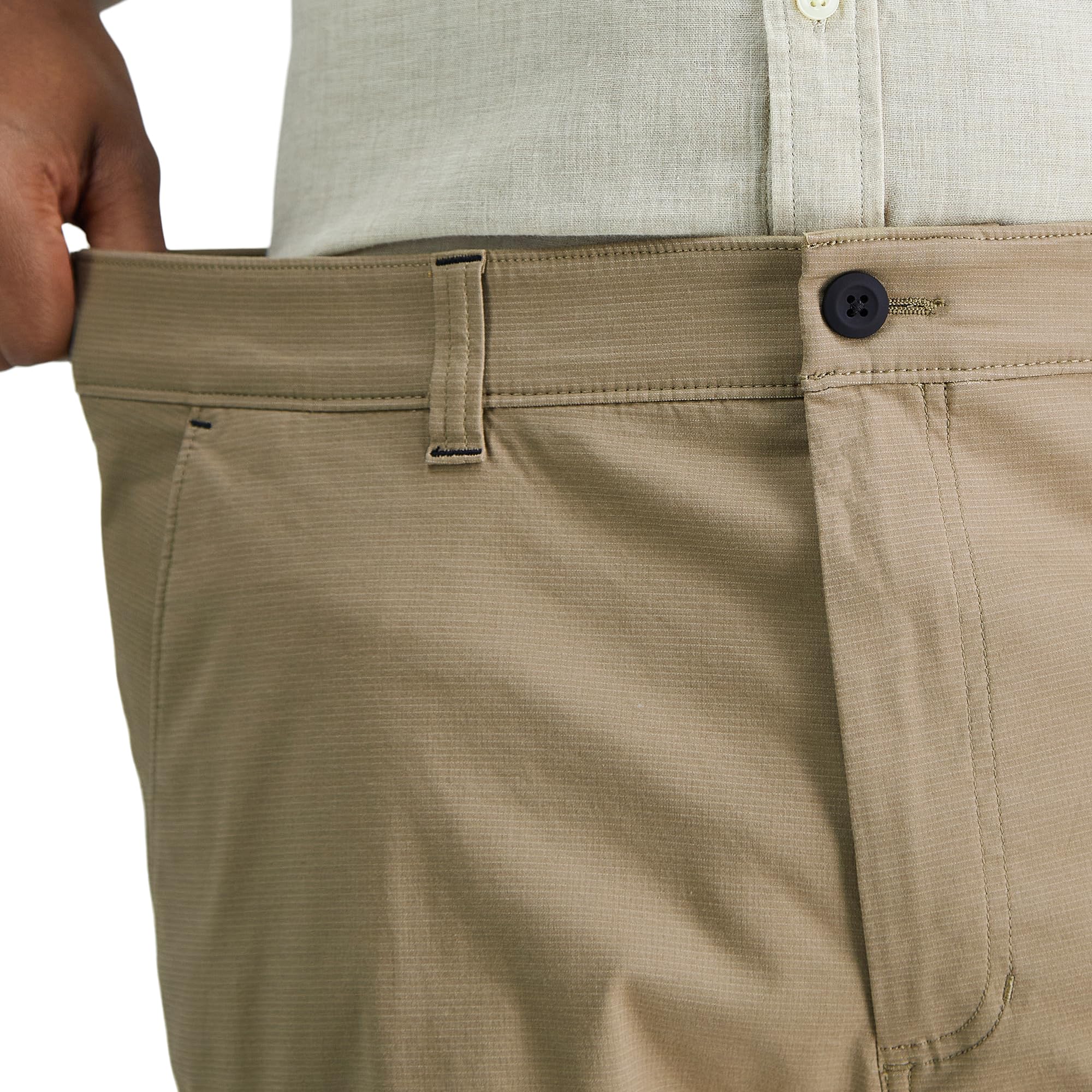 Haggar Men's Comfort Cargo Utility Shorts - Stretch Fit, Multiple Pockets (Regular & Big Tall Sizes) | Perfect for Outdoor Activities, Travel & Casual Wear