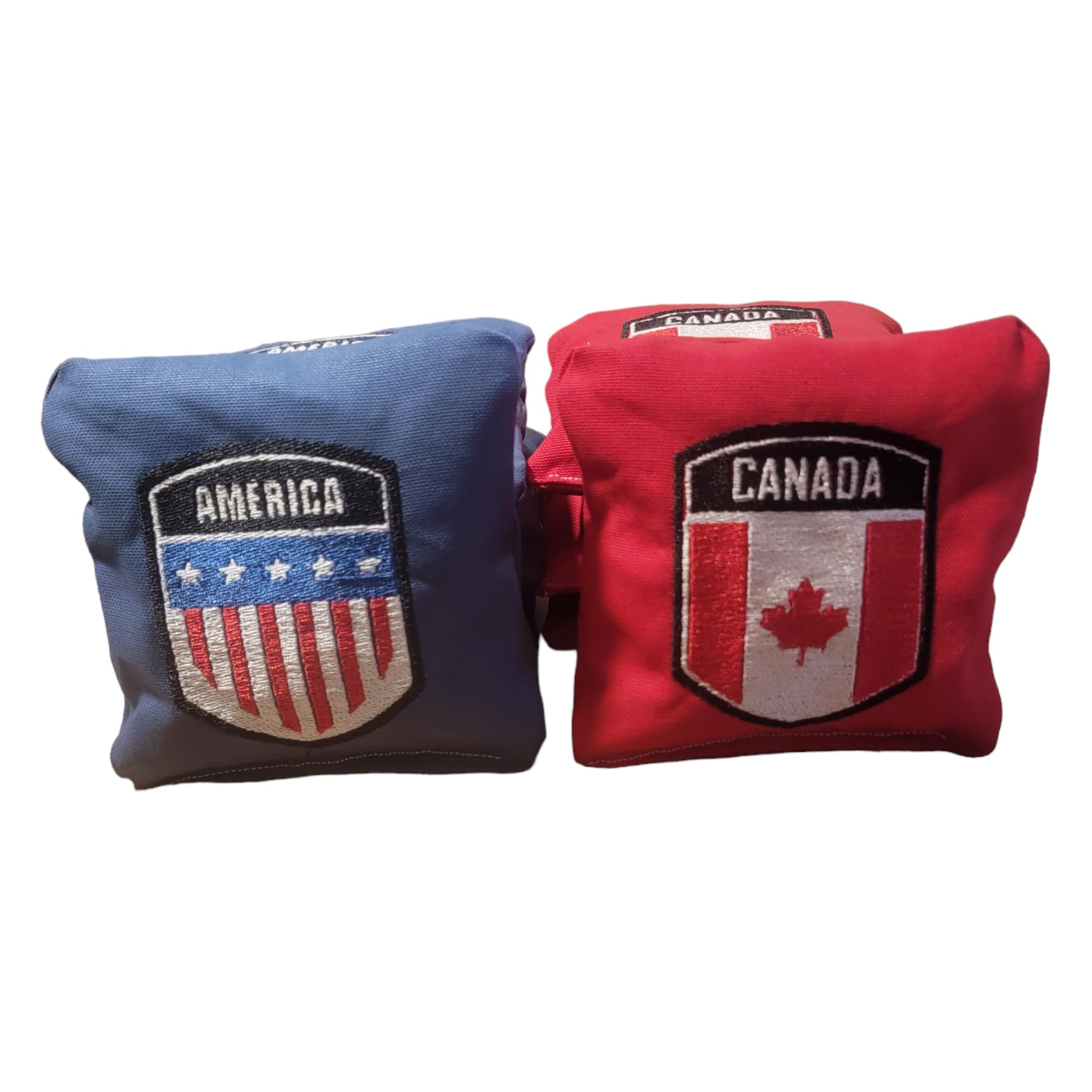 Premium All-Weather Cornhole Bags Set - American vs Canadian Style (8 Pack) | Durable Outdoor Game Accessories for Backyard Parties, Tailgating & Beach Fun | Free US Shipping