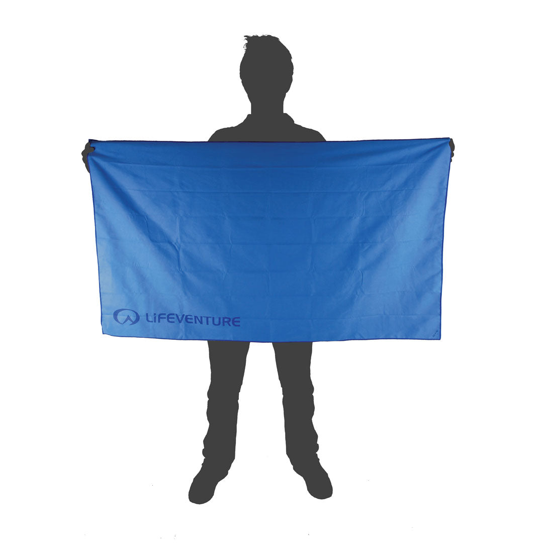 Lifeventure Microfiber Travel Towel - Extra Large, Quick Dry, Lightweight & Compact - Perfect for Camping, Hiking, Gym & Travel Accessories