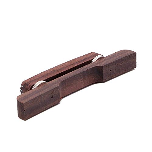 Premium Rosewood Guitar Bridge for Hofner Bass - Adjustable 35/16L Size, Durable Replacement Part | Perfect for Bass Guitar Repair & Upgrade