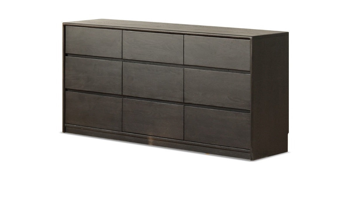 63x15.8x29.7inch / 160x40x75.5сm / smoke color / Oak nine bucket cabinet