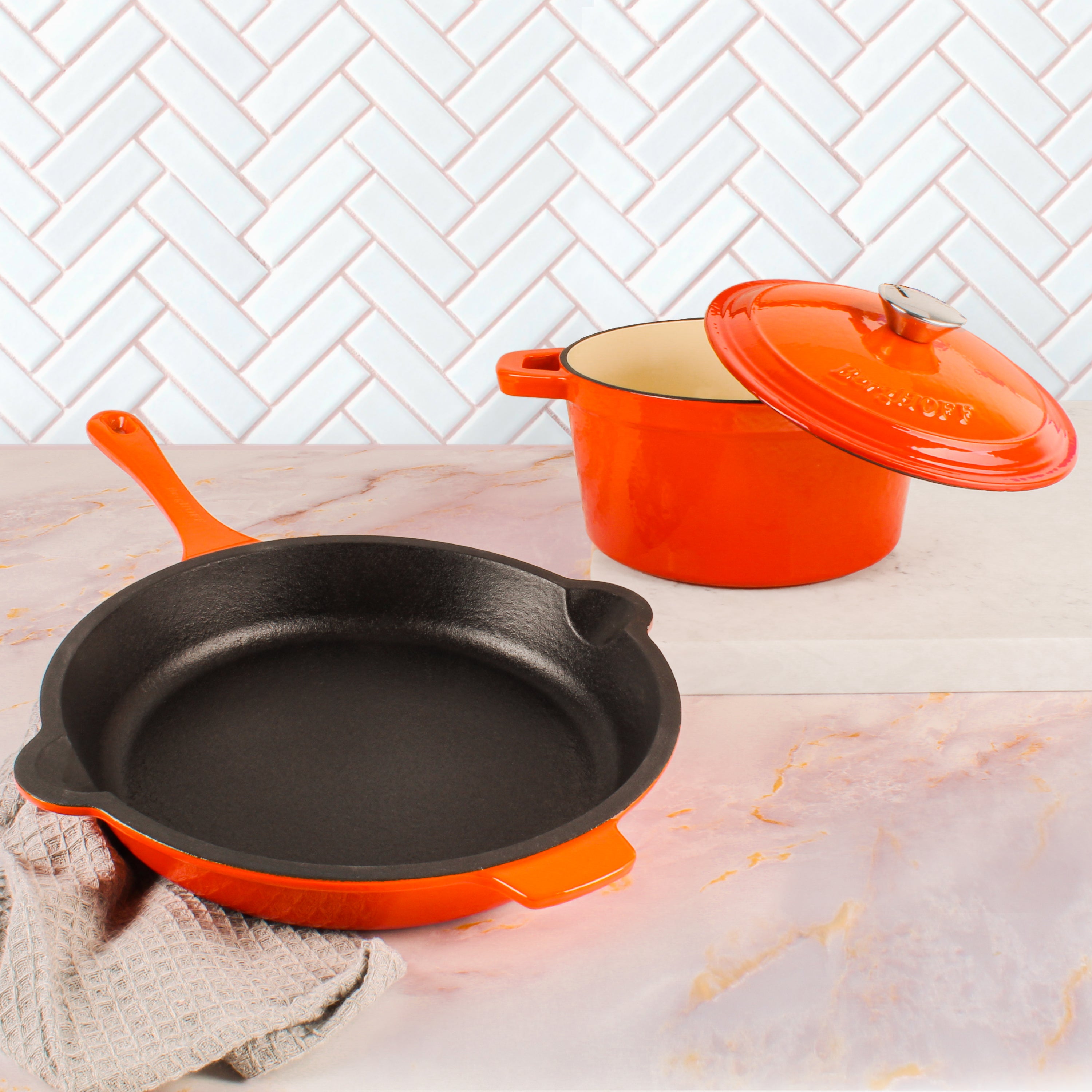 BergHOFF Neo 3-Piece Cast Iron Cookware Set - 10.5