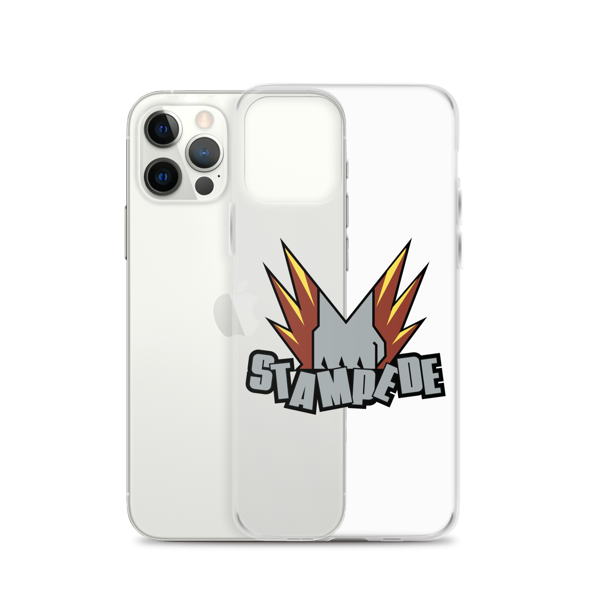 Zoo Jitsu Fighters Stampede iPhone Clear Case - Durable Protective Cover for iPhone 11/12/13/14/15 Pro Max - Slim Shockproof Phone Case for Everyday Use, Travel & Outdoor Activities