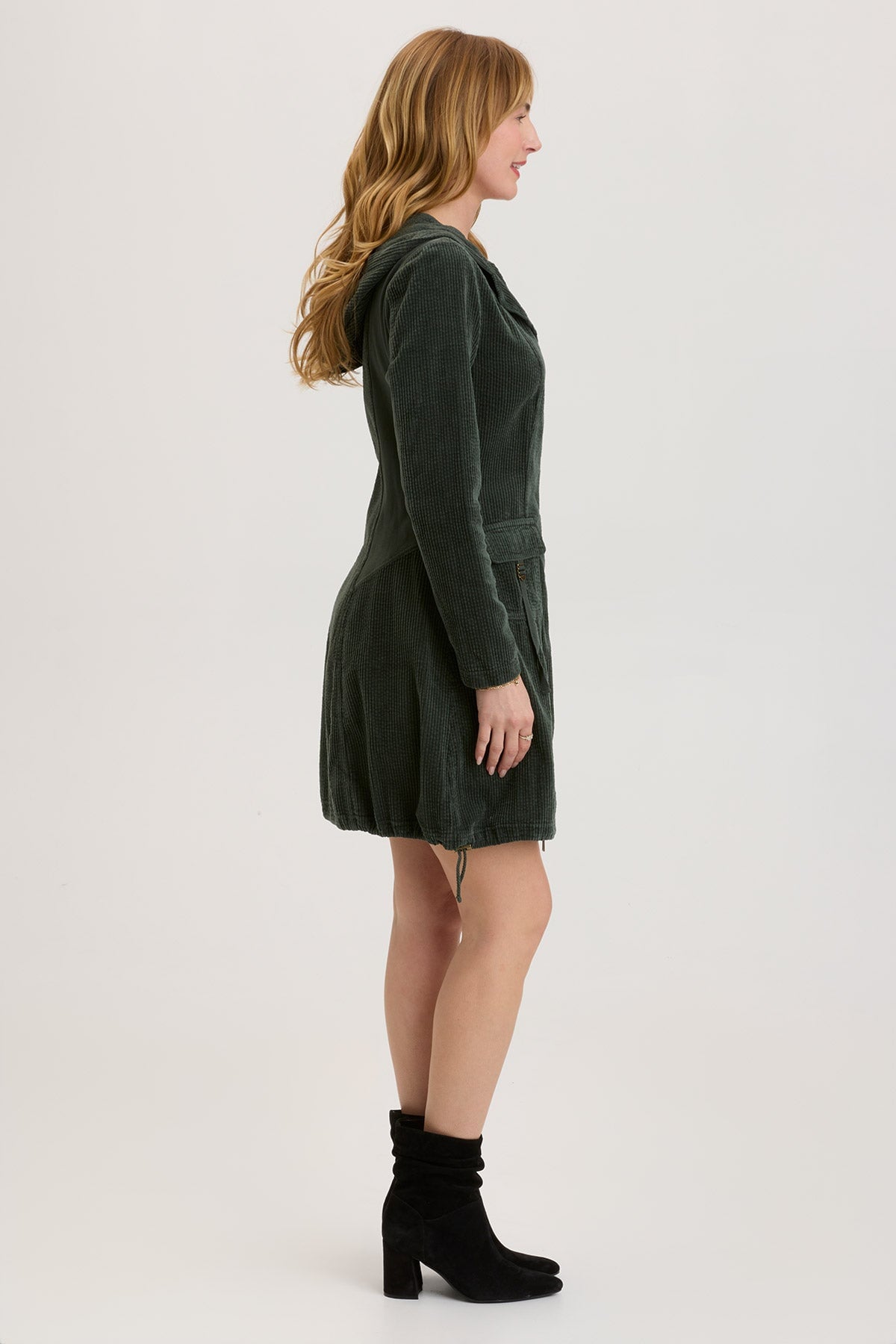 Naja Jacket Dress for Women - Stylish & Versatile Long Sleeve Wrap Dress with Belt - Perfect for Office, Date Night & Fall Fashion