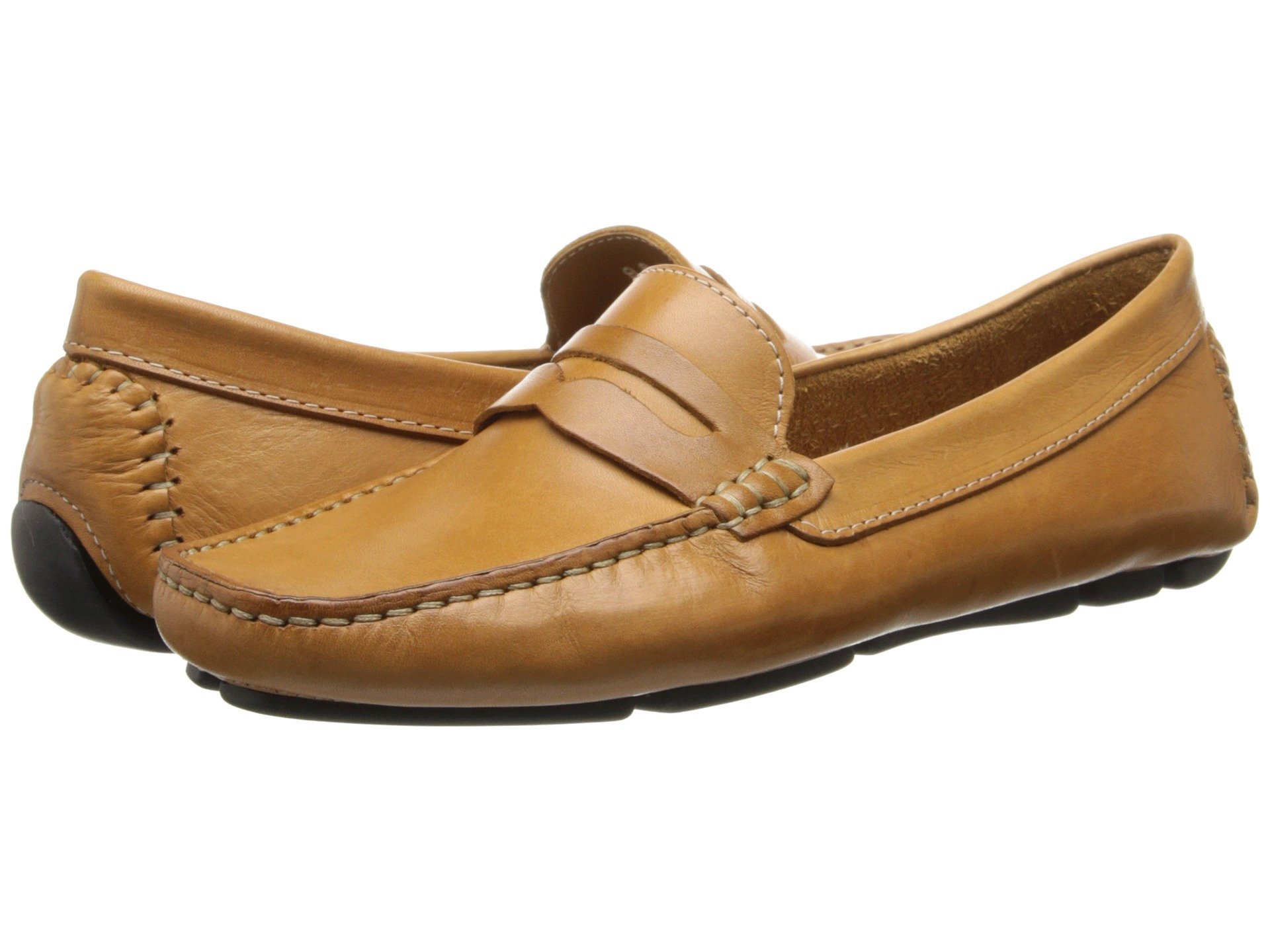 Massimo Matteo Penny Keeper Women's Loafers - Genuine Leather Upper & Cushioned Footbed - Comfortable Slip-On Shoes for Work, Office & Casual Wear