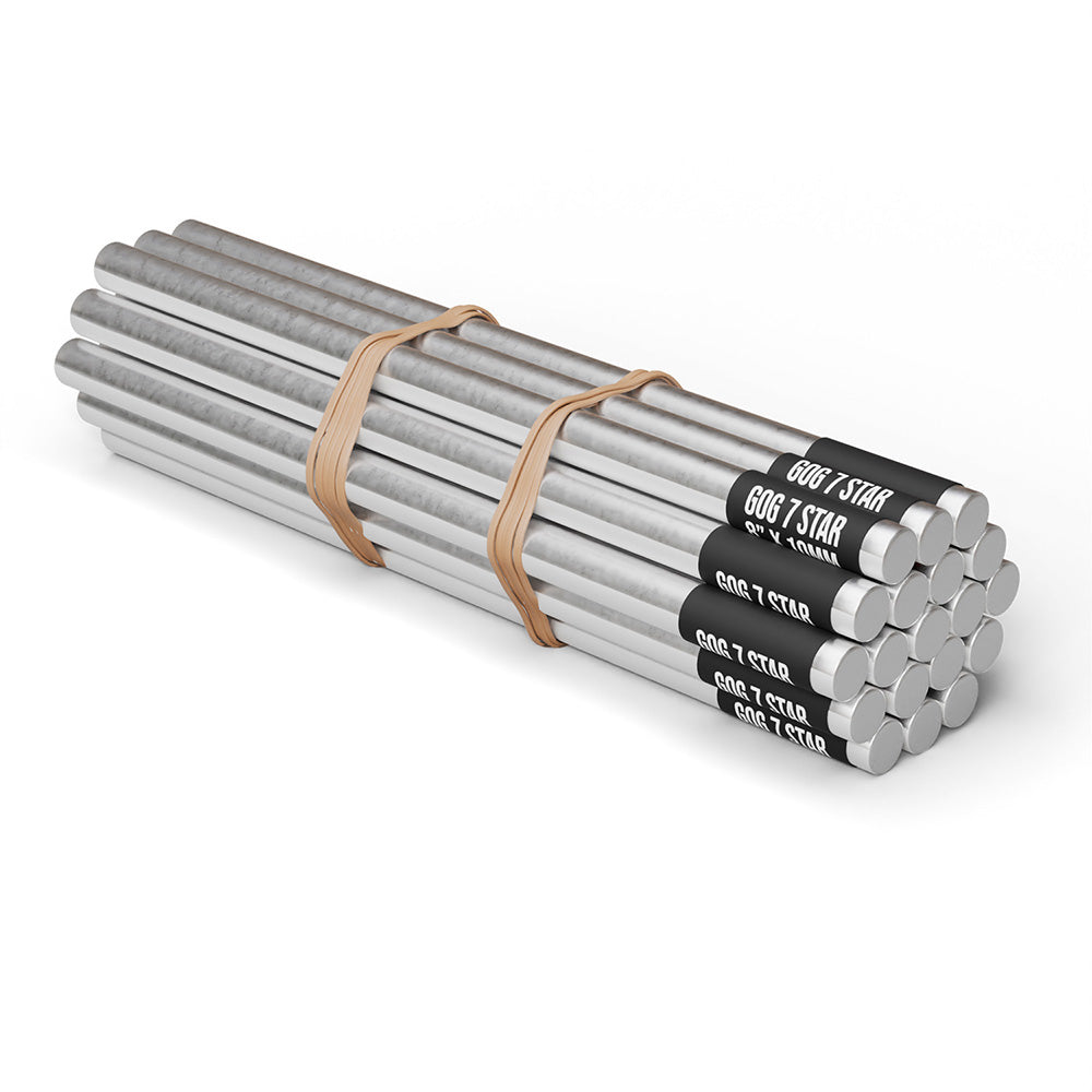 GOG Short Steel Bars - High Strength 7 Star Difficulty Level for DIY Projects, Metal Fabrication, and Home Repairs