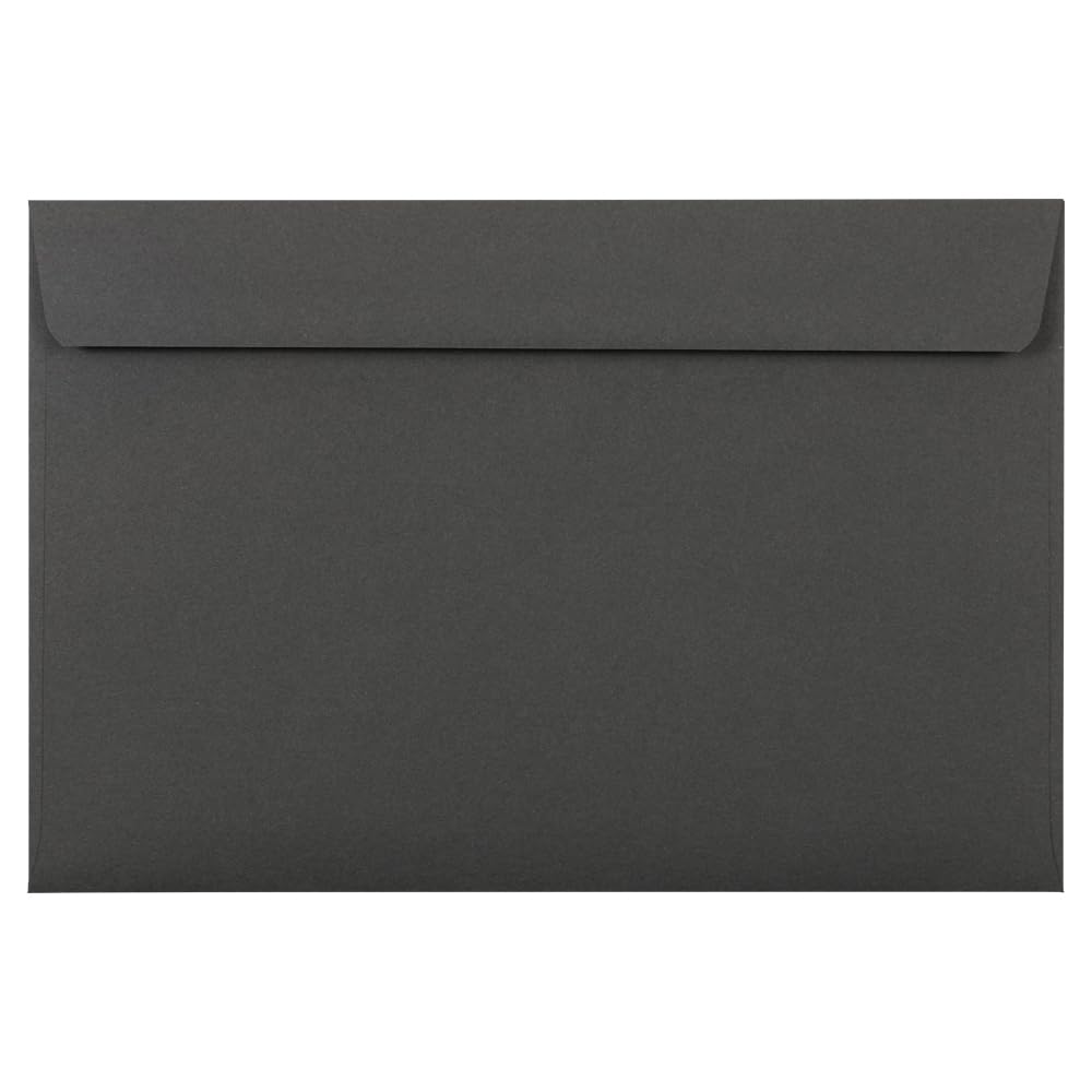 JAM PAPER 6 x 9 Inches Open End Premium Catalog Envelopes - 1000 Pack Bulk Business Mailing Envelopes, Dark Grey - Perfect for Direct Mail, Invoices, and Business Correspondence