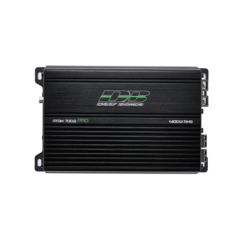 Apocalypse ATOM 700.2 PRO 700W 2-Channel Car Amplifier - High Power Audio for Car Stereo & Sound System Upgrade