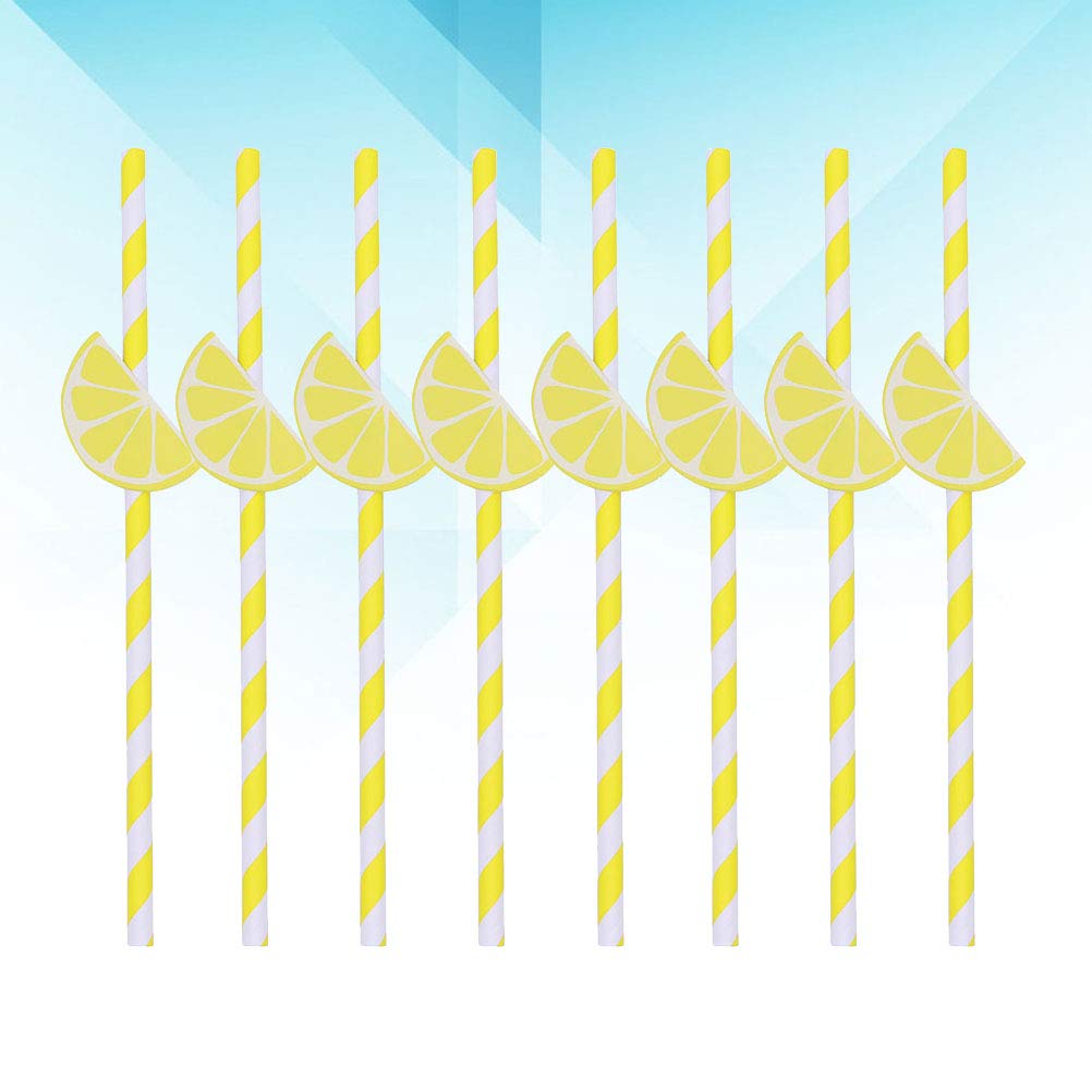 DOITOOL 30-Pack Biodegradable Paper Straws for Parties - Eco-Friendly Drinking Straws for Birthday, Wedding, Baby Shower & Summer Beverages