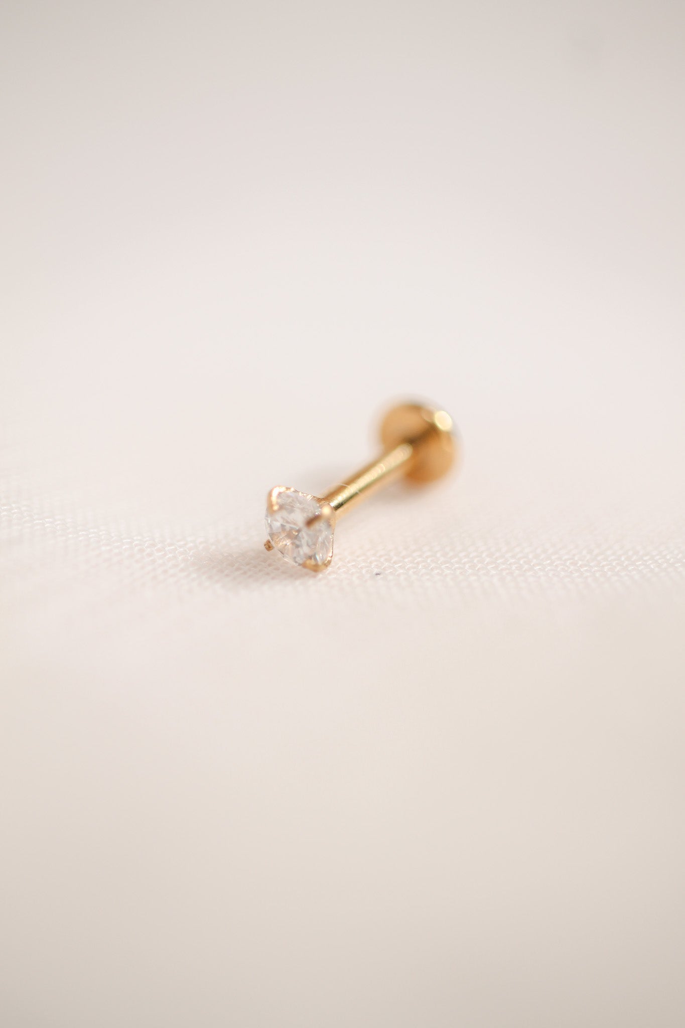 Gold Crystal Flat Back Stud Earrings for Women - Elegant & Hypoallergenic Jewelry for Parties, Weddings & Everyday Wear