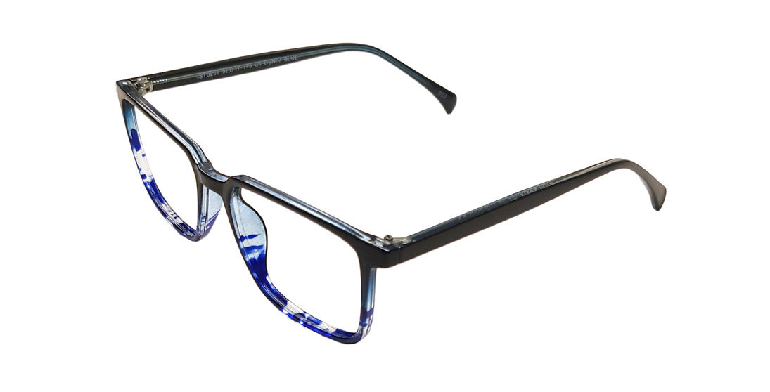 ST6252 Denim Blue Reader - High-Quality Reading Glasses for Men & Women - Perfect for Reading, Working & Computer Use