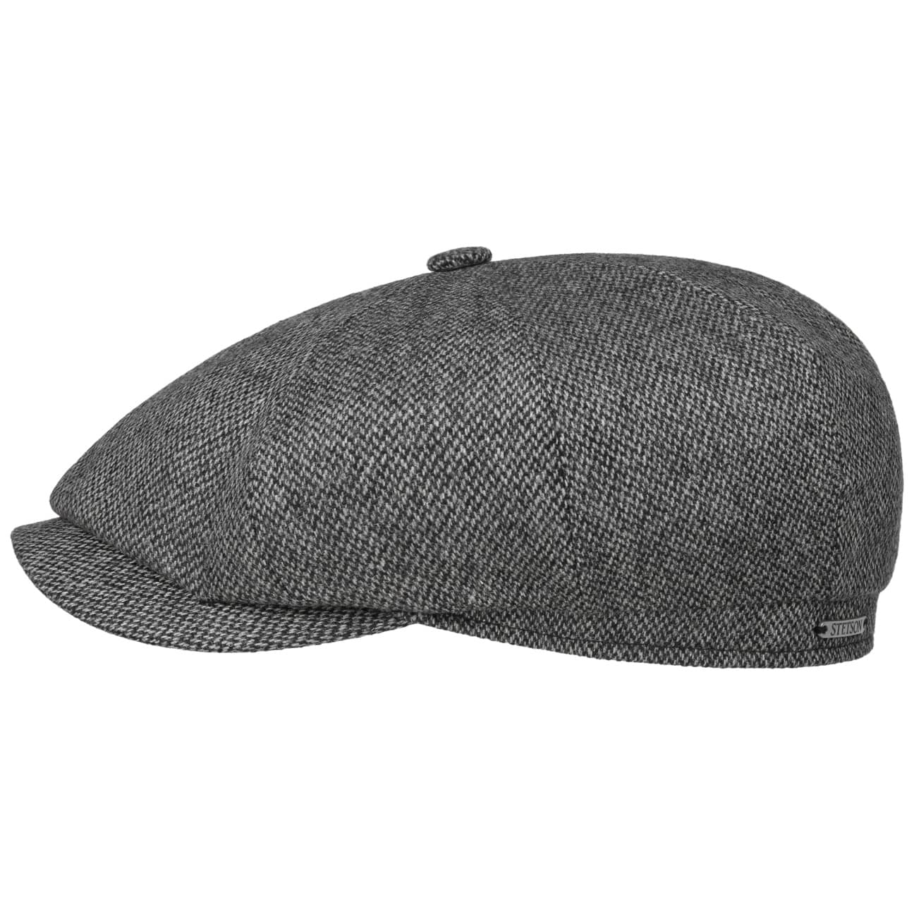 Stetson Hatteras Harridge Wool Flat Cap for Men - Classic Winter Hat for Outdoor Activities, Travel & Casual Wear