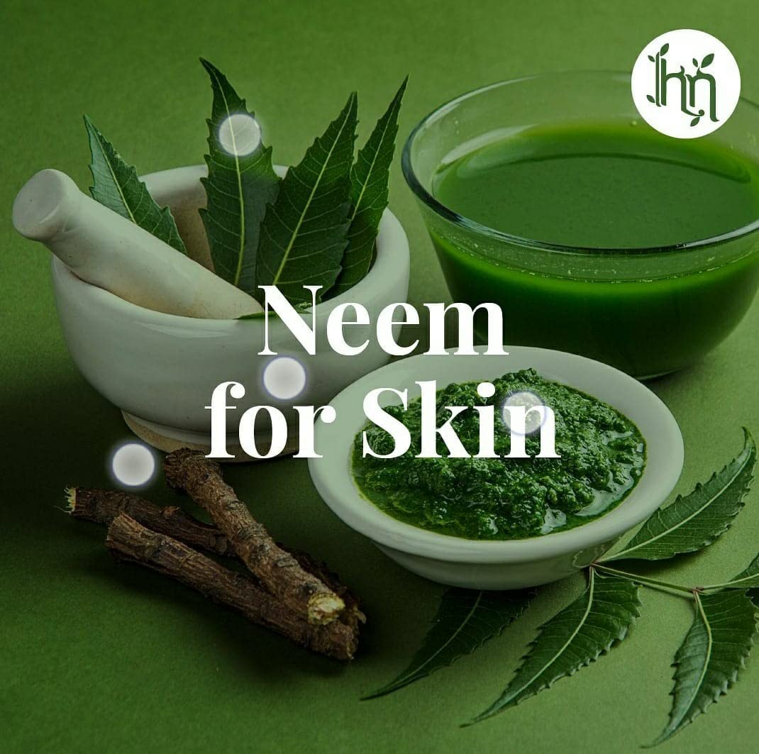 HM Herbal Me Certified 100% Organic Neem Powder for Hair - Deep Cleansing Treatment & Softening Solution (120g) | Natural Scalp Care & Dandruff Relief for Healthy Hair Growth