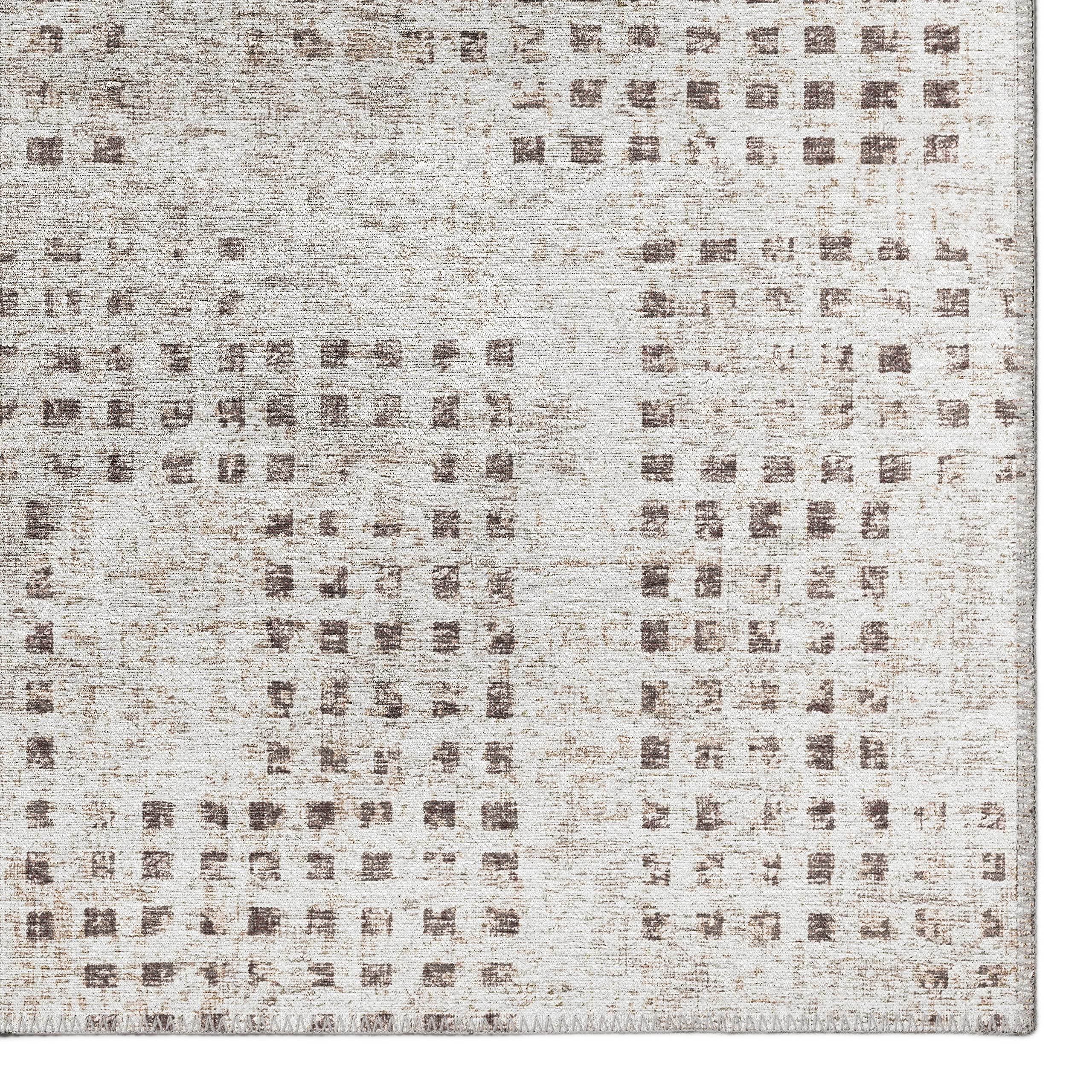 Addison Rugs Eleanor AER31 Beige 10' x 14' Indoor/Outdoor Area Rug - Machine Washable, Non-Shedding, Easy Clean - Perfect for Bedroom, Living Room, Dining Room, Kitchen & Patio - Durable & Stylish Home Decor for All Seasons