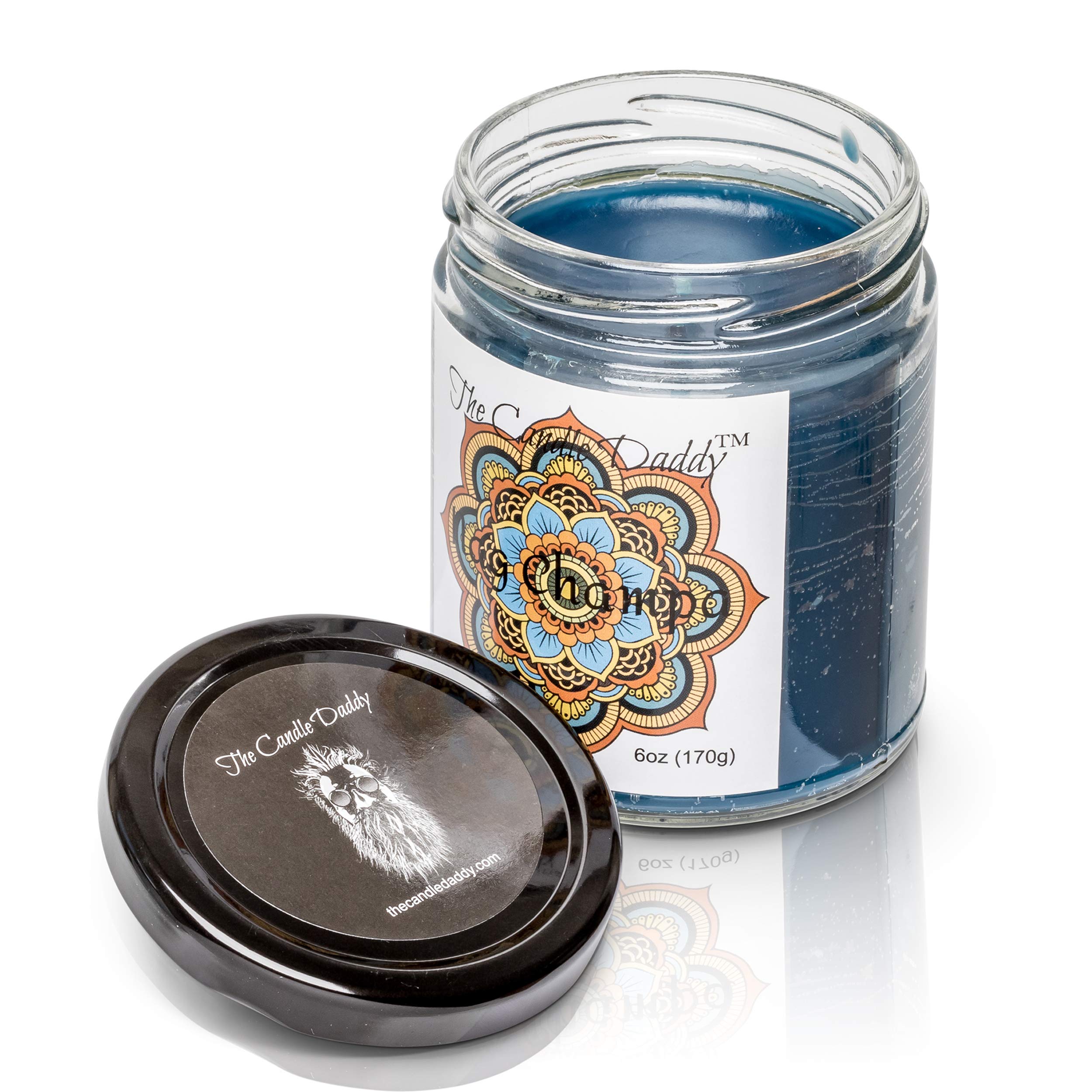Nag Champa Scented Candles & Wax Melts Set - 2 x 6 oz Incense Candles + 3 x 2 oz Aromatherapy Wax Melts for Home, Meditation & Yoga Relaxation