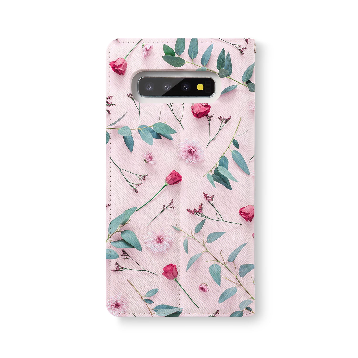 Samsung Wallet for Women - Pink Floral Design RFID Blocking Slim Card Holder for Credit Cards & ID - Perfect for Travel, Shopping & Everyday Use