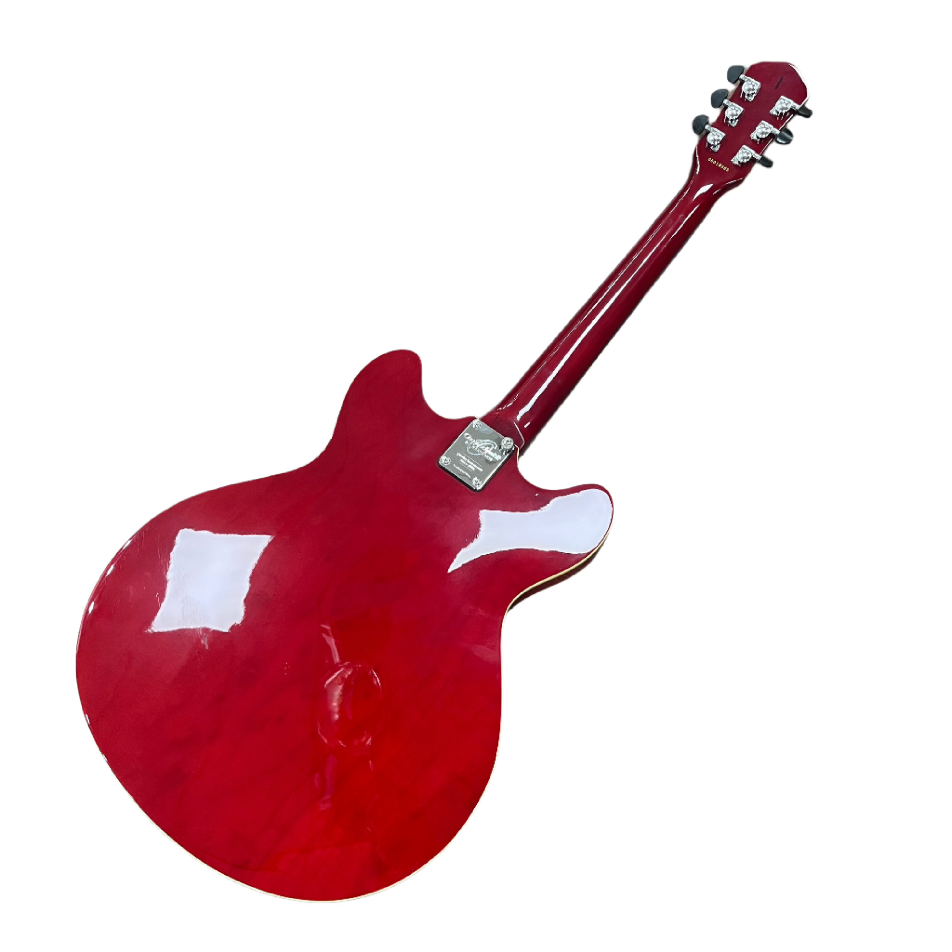 Oscar Schmidt Delta King OE30 Hollow Body Electric Guitar - Professional Jazz & Blues Guitar for Stage & Studio Performance