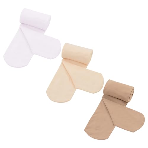 3 Pairs White&nude&ballet Pink