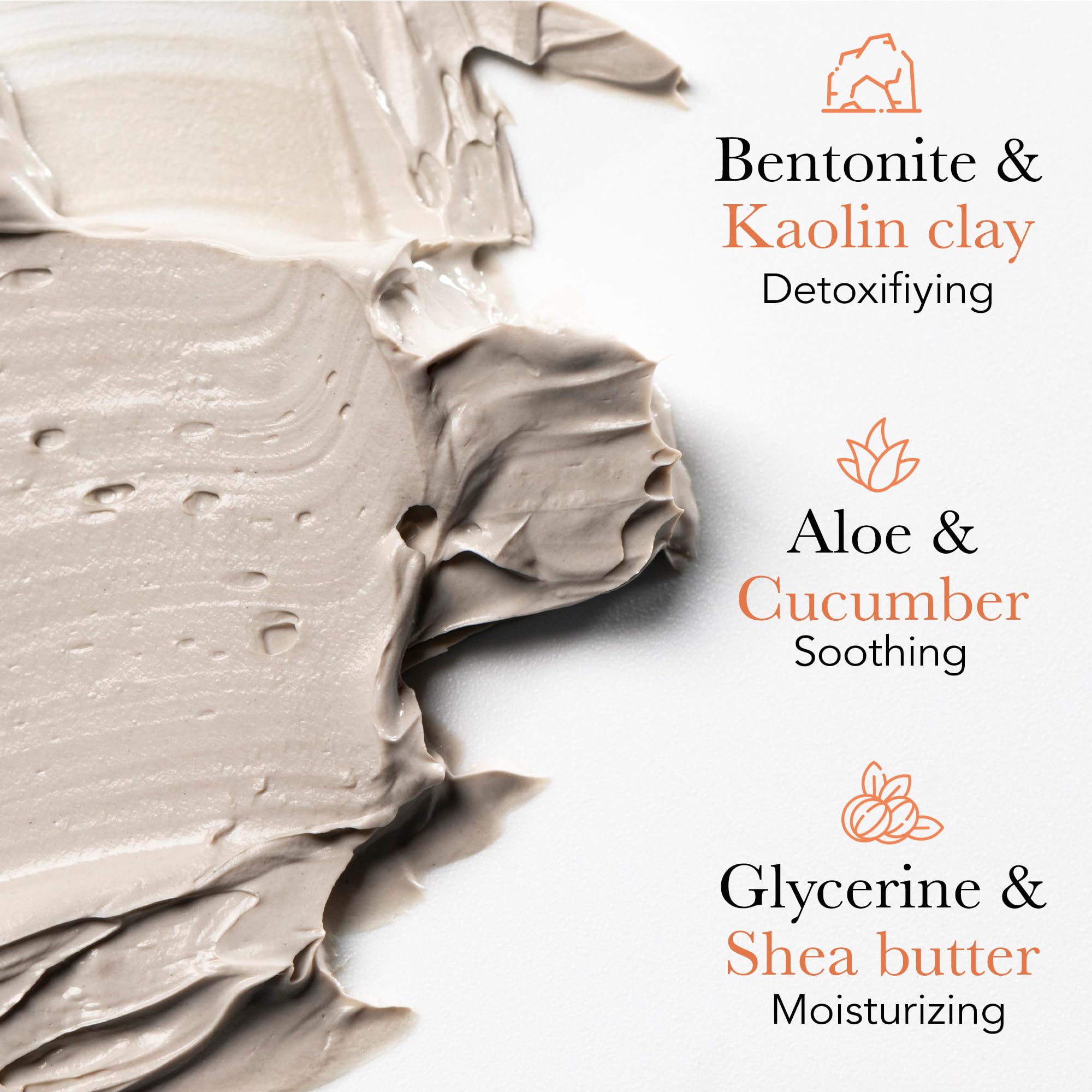 Beauty by Earth Organic Clay Face Mask - USA Made, Natural Ingredients, Non-Drying Pore Cleanser for Women & Men | Deep Cleansing, Minimizes Pores & Controls Oil | Perfect for Acne-Prone & Oily Skin Care Routine