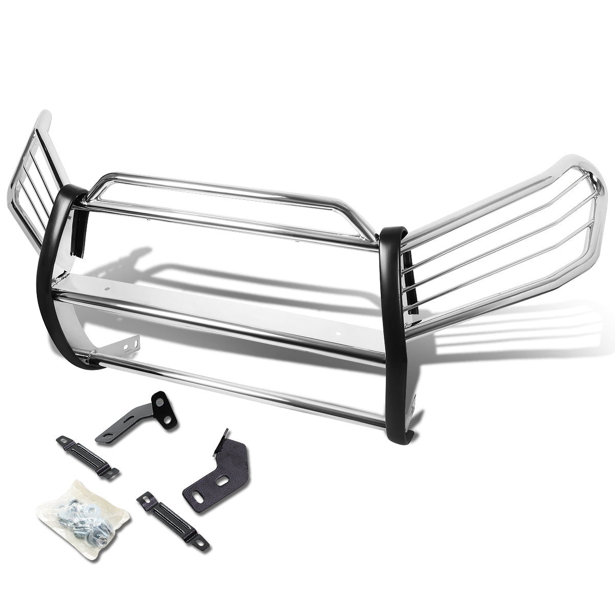 06-12 Toyota RAV4 Stainless Steel Front Bumper Brush Grille Guard - Heavy Duty Protection for Off-Road & Urban Driving