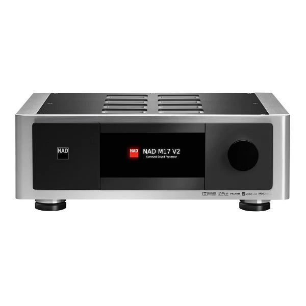 NAD Masters M17 V2i 8K Surround Sound Preamp Processor - Home Theater Audio System for Movies & Music