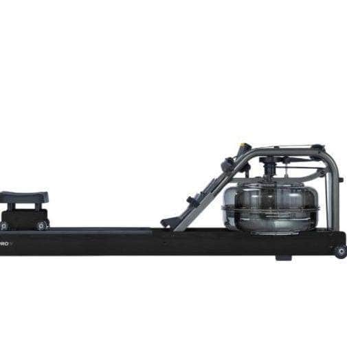 First Degree Fitness Apollo Pro II Black Reserve Indoor Water Rowing Machine for Home Gym - Full Body Workout Equipment for Cardio & Strength Training | Perfect for Small Spaces & Low-Impact Exercise