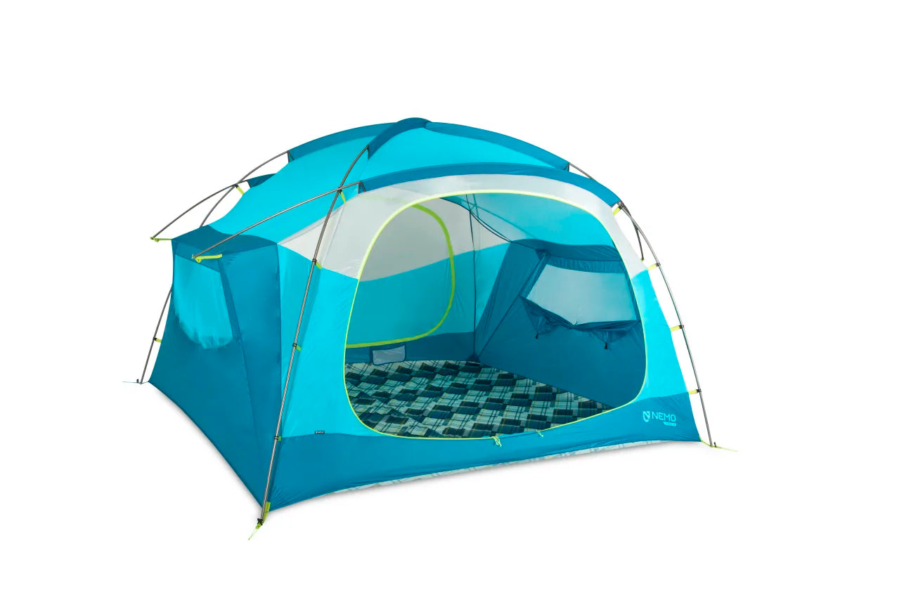 Aurora 6P High-Rise Camping Tent - 6 Person Waterproof Family Dome Tent with Rainfly - Perfect for Backpacking, Hiking & Outdoor Adventures