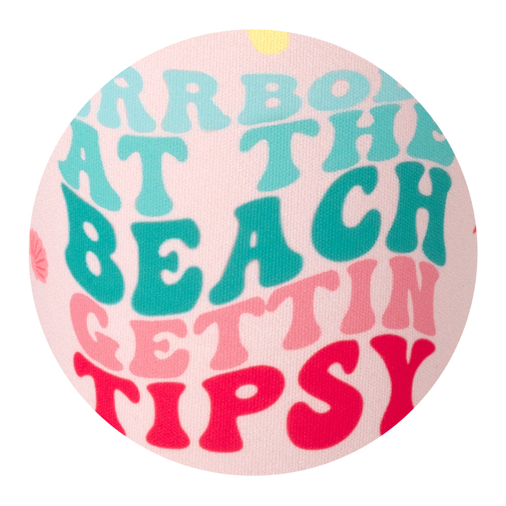 Errbody At The Beach Medium Iced Cup Coolie - Insulated Can Cooler for Drinks, Perfect for Pool Parties, Beach Trips & Outdoor Adventures