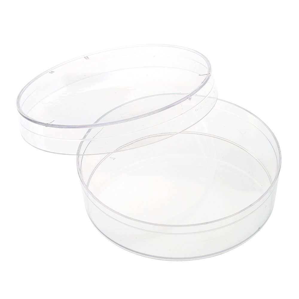Sterile Petri Dish 60mm x 15mm - Clear Plastic Lab Dishes (Pack of 500, 20/Bag) for Microbiology, Cell Culture & Scientific Research - Celltreat 229665