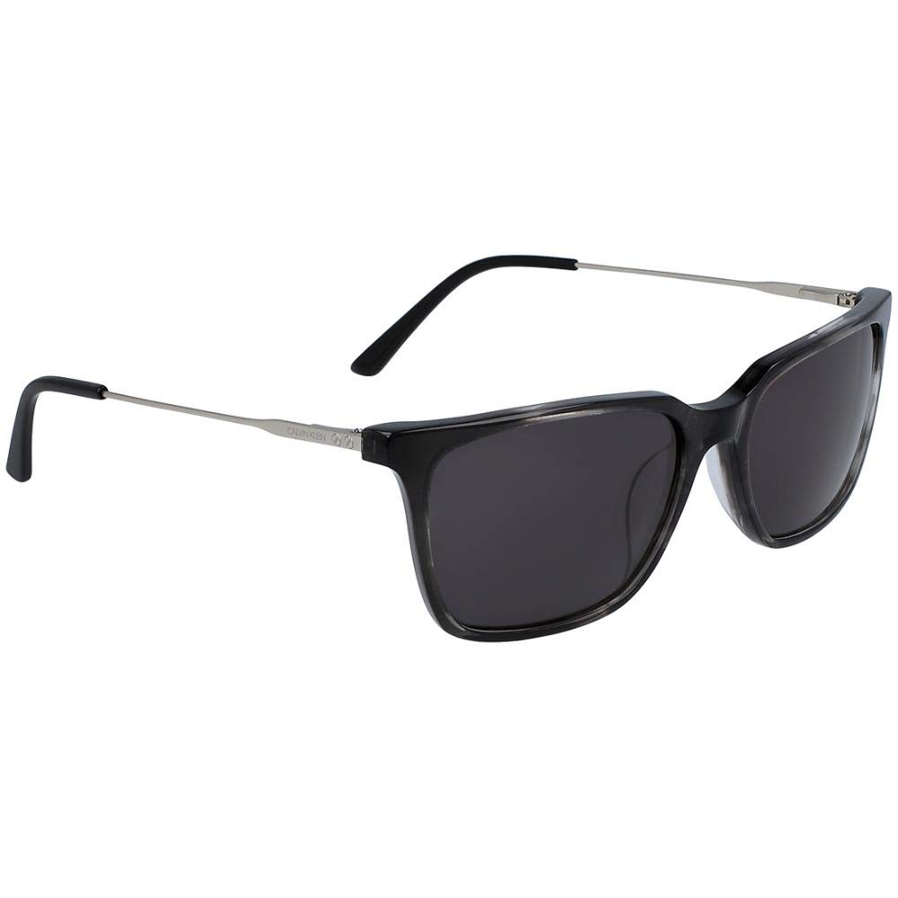Calvin Klein CK 19703 S 025 Grey Havana Sunglasses for Men & Women - UV Protection, Polarized Lenses - Perfect for Driving, Beach & Outdoor Activities