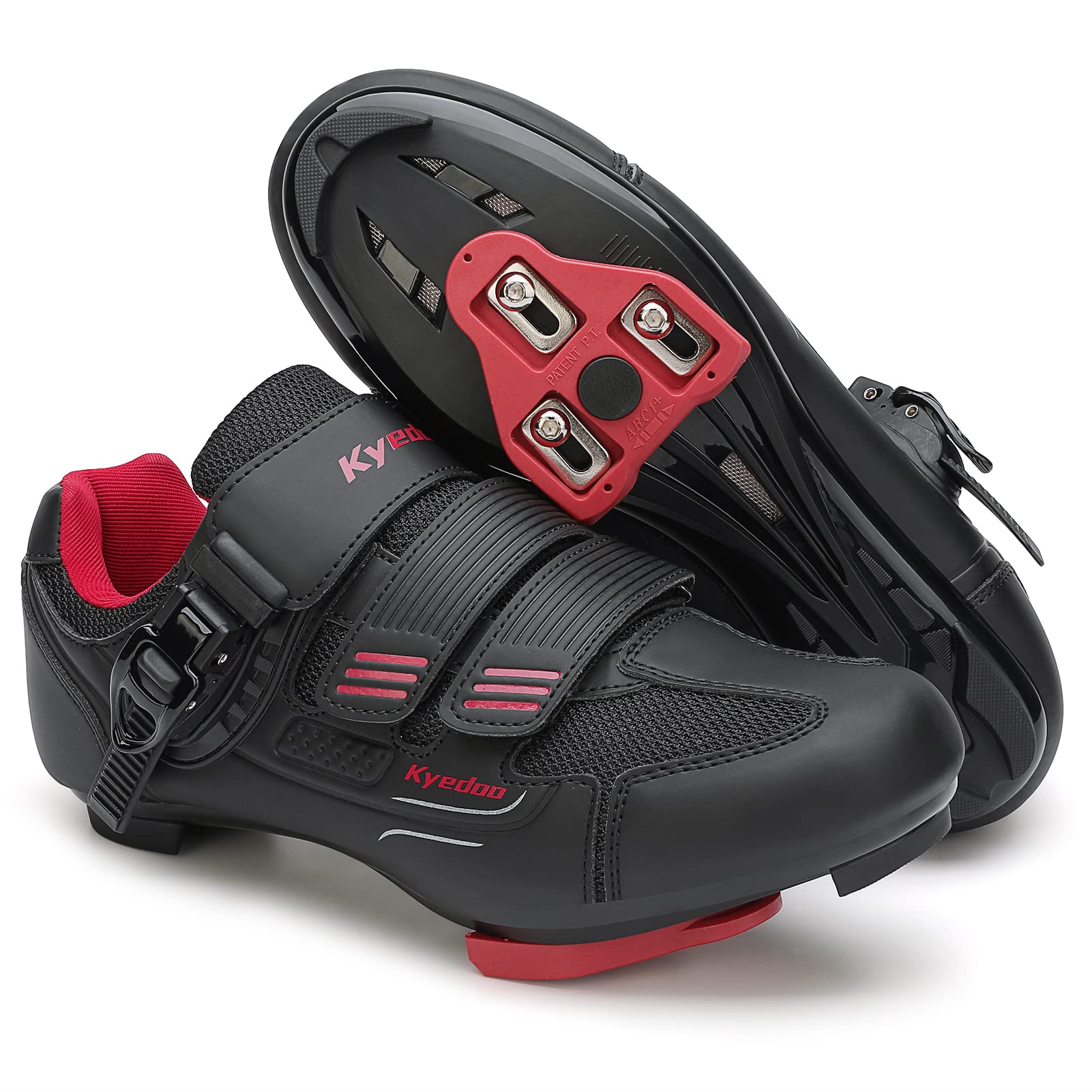 Men's & Women's Cycling Shoes - Compatible with Peloton Bike, Indoor/Outdoor Road Biking, Racing & Training - Delta Cleat Clip-in Pedal Shoes for Spin Class, Commuting & Fitness Riding