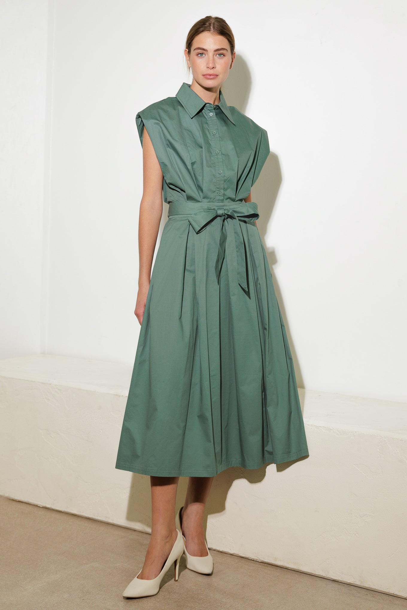 Deeper Connection Drop Shoulder Dress for Women - Elegant Sleeveless Flowy Maxi Dress for Summer, Beach, and Casual Outings