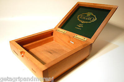 Carlos Torano 1916 Wooden Cigar Box - Premium Humidor for Cigar Aficionados | Perfect for Home, Office & Gifting