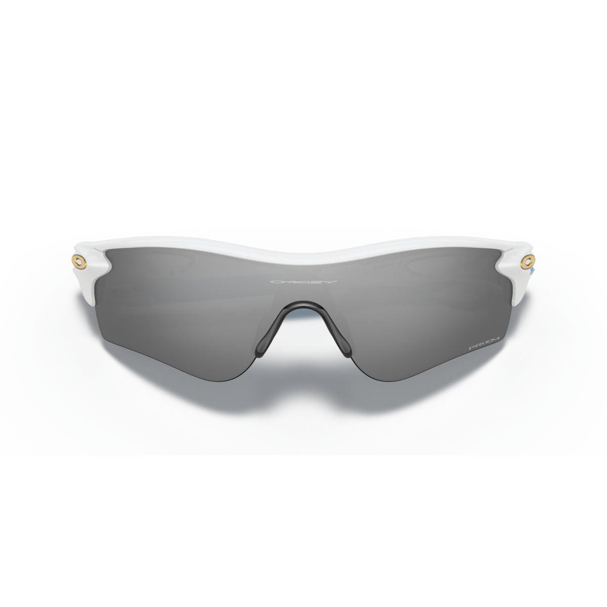 Oakley Radarlock Path Sunglasses - Polished White Frame with Prizm Black Lenses, Low Bridge Fit (Model 0OO9206 920647) - Perfect for Running, Cycling & Outdoor Sports