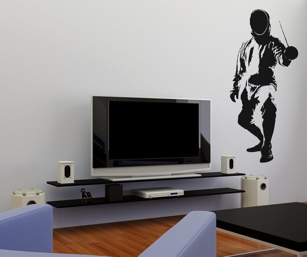 Vinyl Wall Decal Sticker - Fencer Design #OS_AA700 - Perfect for Home Decor, Nursery, Office & DIY Projects