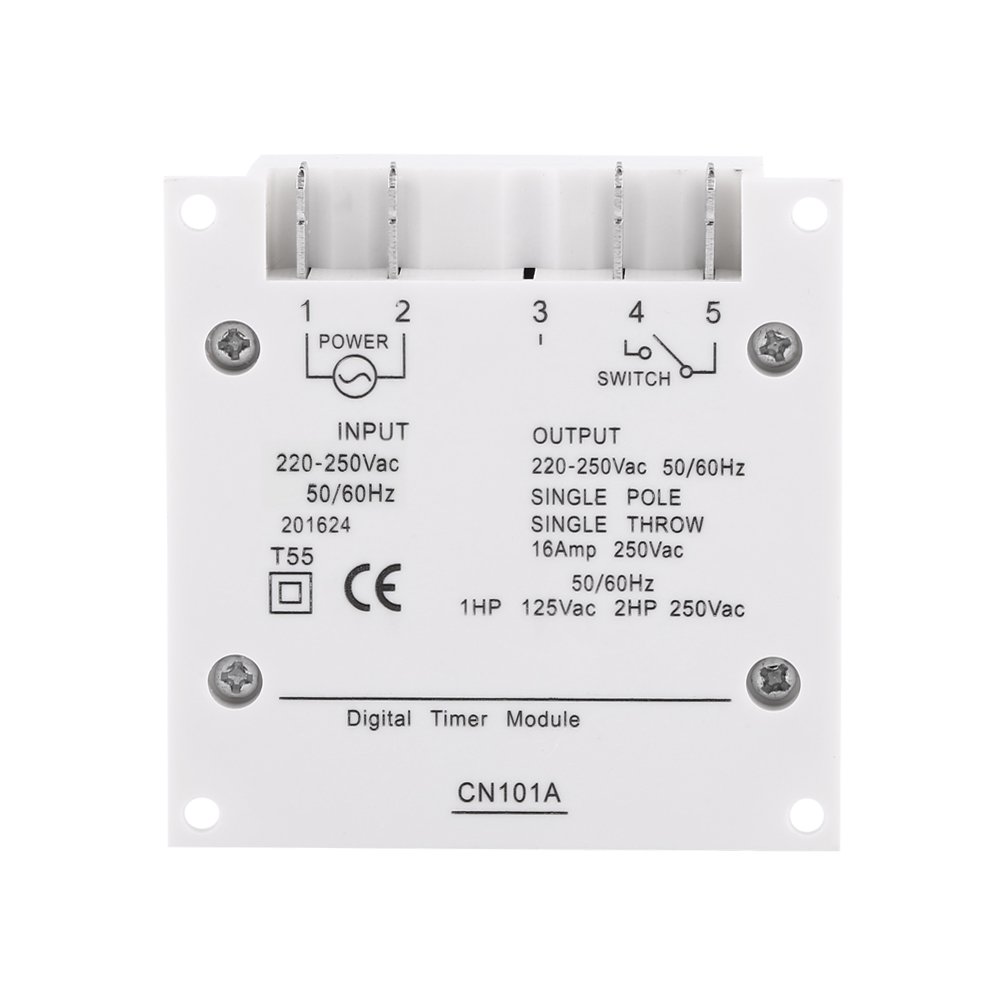 Programmable Digital Timer Switch - 17 On/Off Settings, LCD Display, 220V Electronic Relay Timer for Home & Electric Equipment | Perfect for Lights, Pumps & Appliances