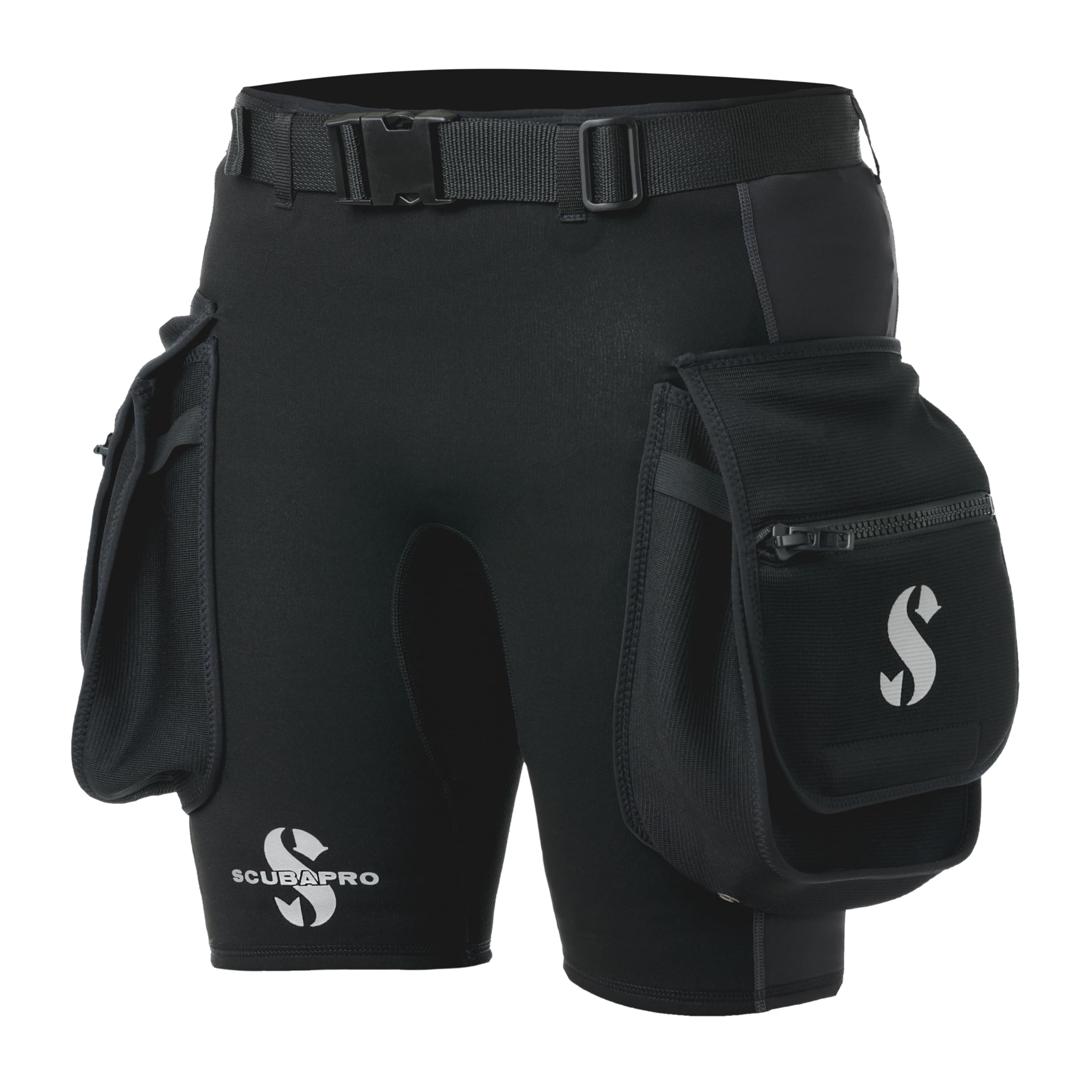 Scubapro Men's Hybrid Cargo Shorts 1mm Neoprene - Quick-Dry Swim Shorts for Scuba Diving, Snorkeling & Water Sports | Beach & Pool Wear