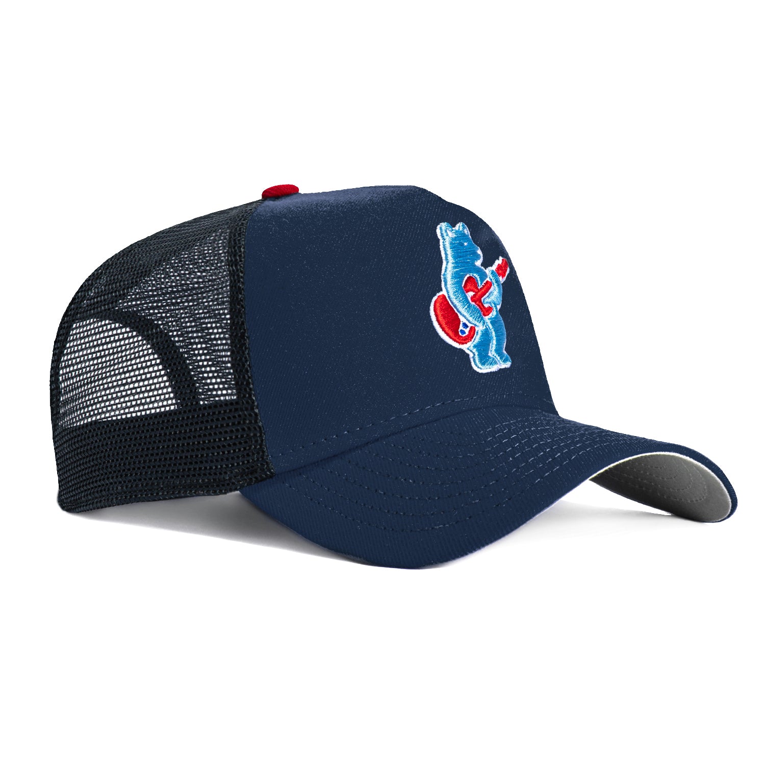 New Era 9Forty A-Frame Chicago Cubs 2025 Alternate Navy Snapback Trucker Hat - Official MLB Baseball Cap for Men, Women & Fans - Perfect for Games, Tailgating & Everyday Wear