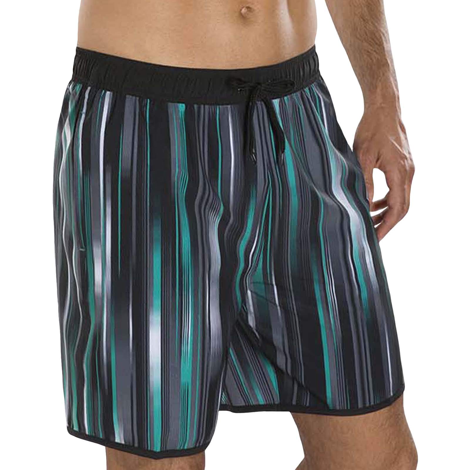 Speedo Men's Glide 18-Inch Swim Shorts - Quick-Dry Aqua Shorts for Swimming, Beach & Water Sports (Size S)