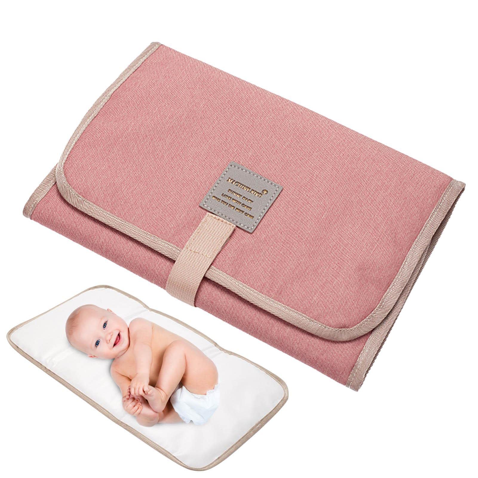 Foldable Waterproof Baby Changing Pad for Travel - Portable Diaper Changing Station for Girls & Boys | Perfect for On-the-Go Parents, Airplane & Car Trips, Nursery & Daycare Use