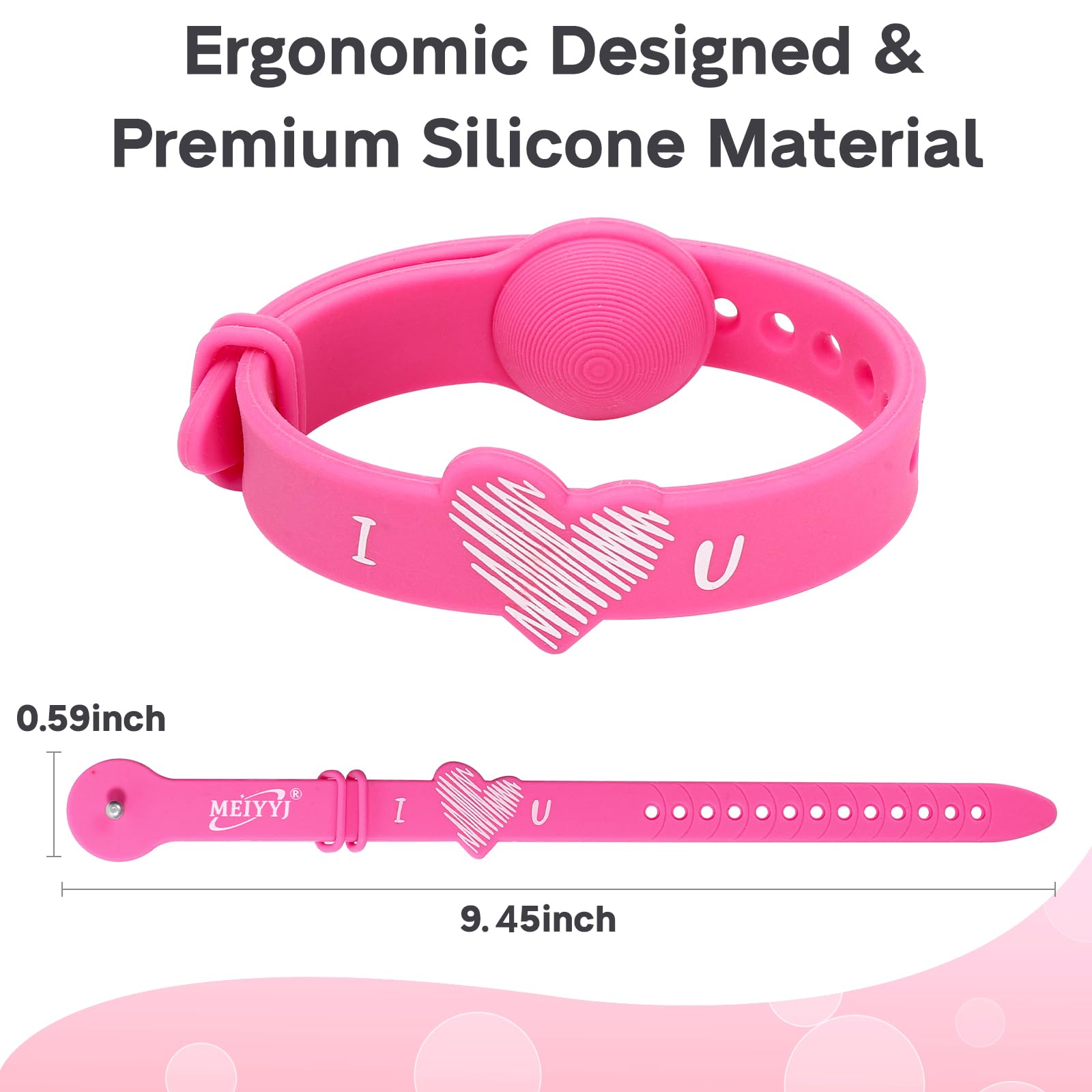 MEIYYJ Acupressure Wristbands for Nausea Relief – Adjustable Motion Sickness Bands for Pregnant Women & Adults – Sea, Car & Air Travel – Morning Sickness & Vertigo Solution
