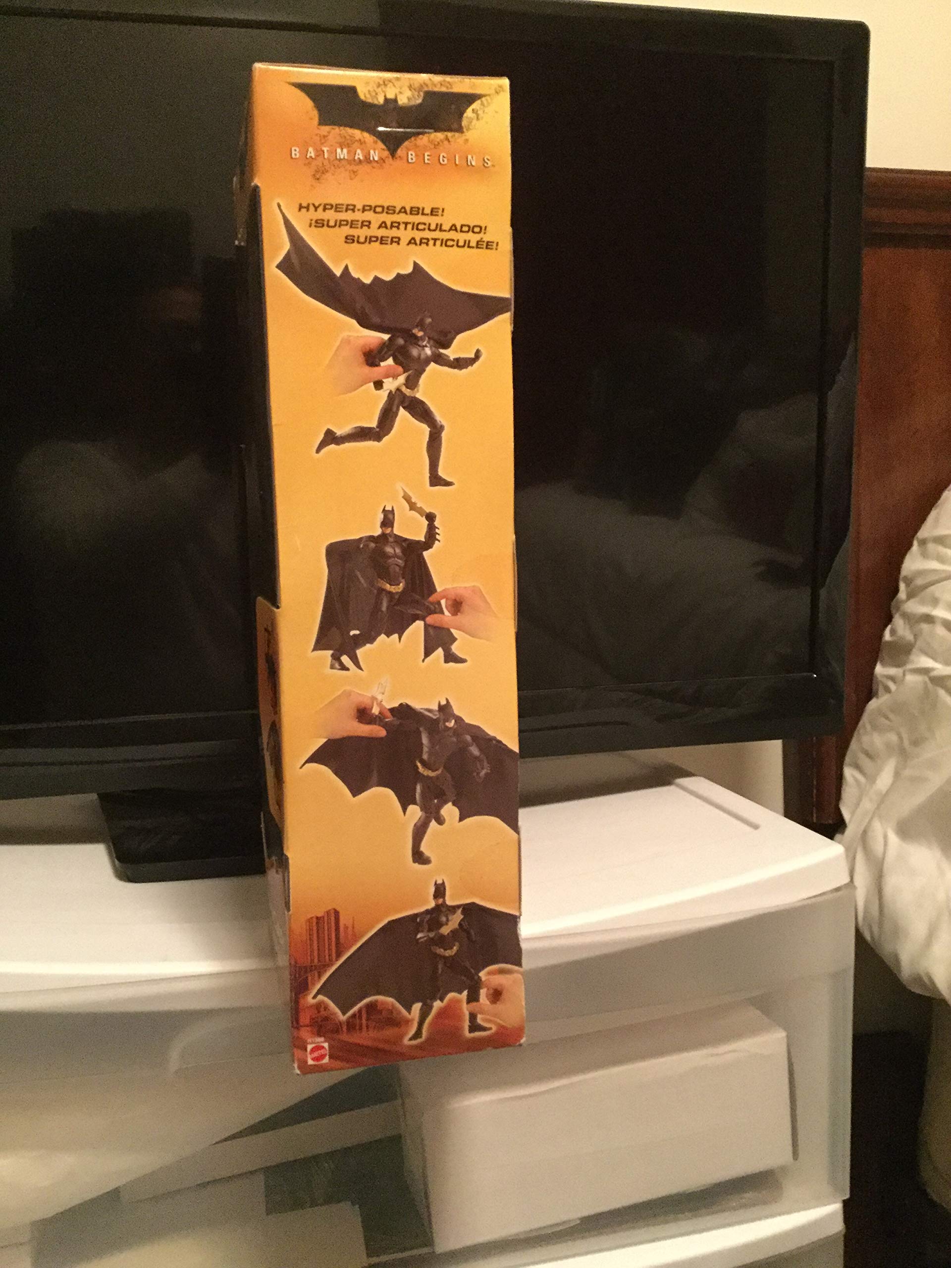 Batman Begins: Ultimate 14-Inch Collectible Batman Action Figure for Display & Play - Perfect for DC Fans, Collectors & Superhero Enthusiasts