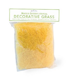 Premium Yellow Easter Grass Basket Filler - Soft & Fluffy for DIY Crafts, Easter Egg Hunts, Spring Decorations, and Party Centerpieces