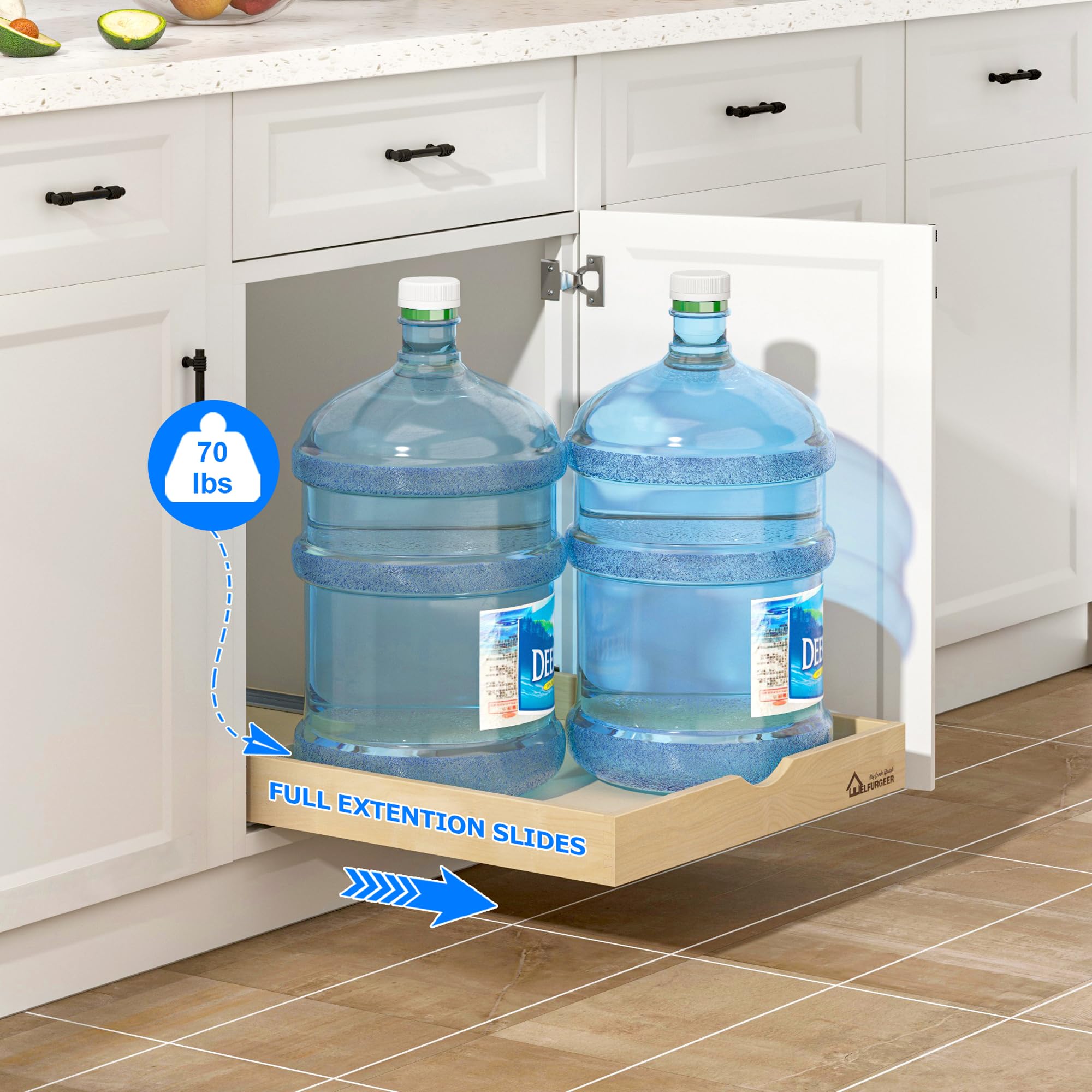 Soft Close Pull Out Drawers for Cabinets - 26