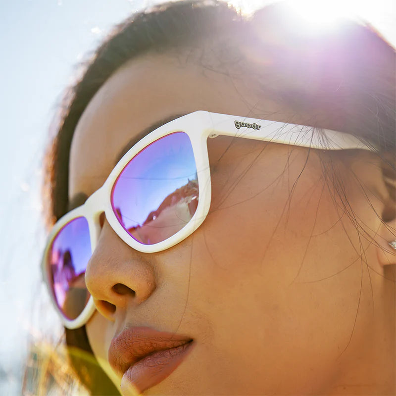 Goodr Au Revoir, Gopher Sunglasses - Polarized UV Protection Running Cycling Glasses for Men & Women | Lightweight Comfortable Sports Shades for Outdoor Activities, Driving, Beach & Travel