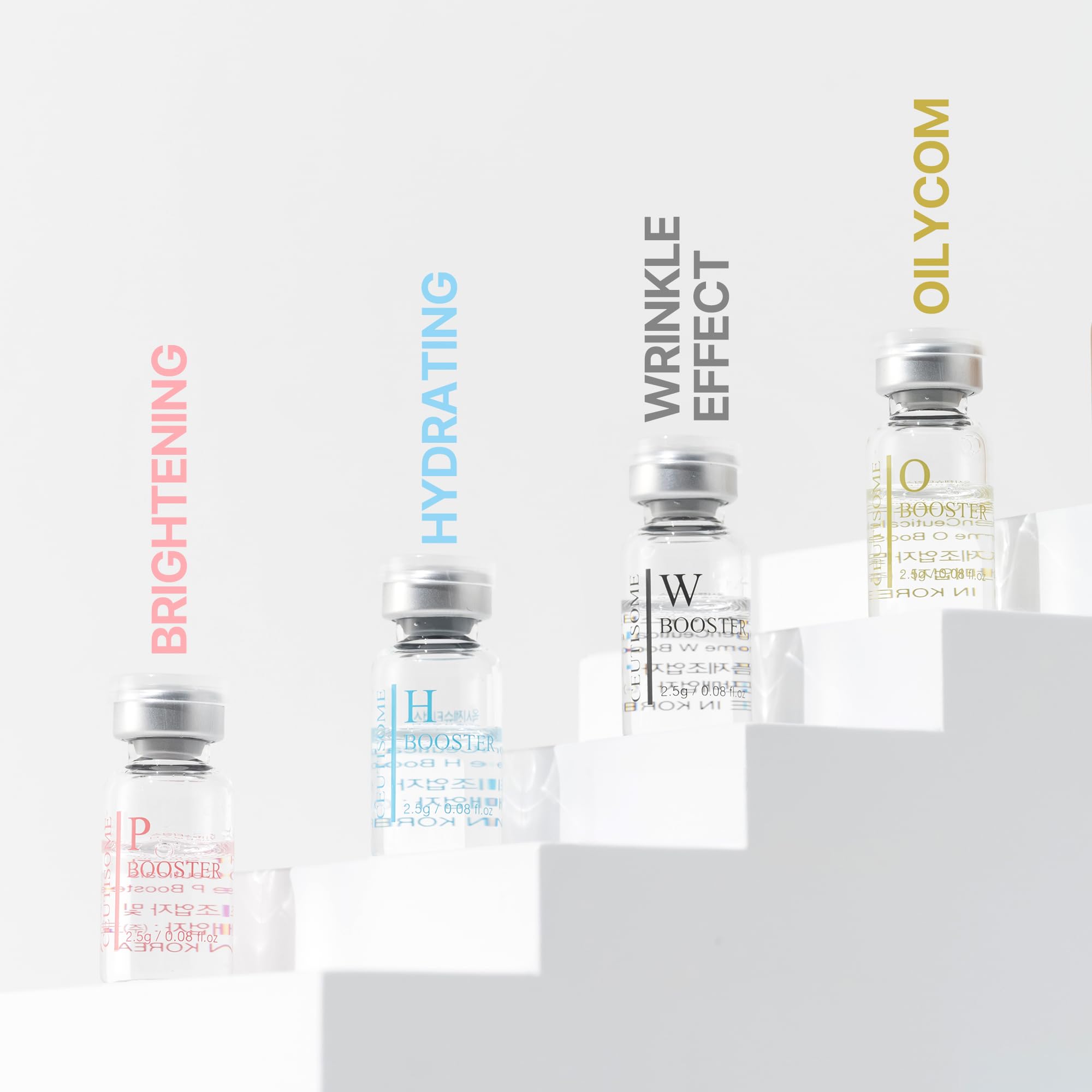 Ceutisome H Moisture Kit – Hydrating Ampoule & Booster Set with Hyaluronic Acid, Niacinamide & Pure Oxygen (5ml x 8, 2.5ml x 8) for Dry Skin, Anti-Aging & Glowing Complexion – Perfect for Daily Skincare Routine & Spa Treatments