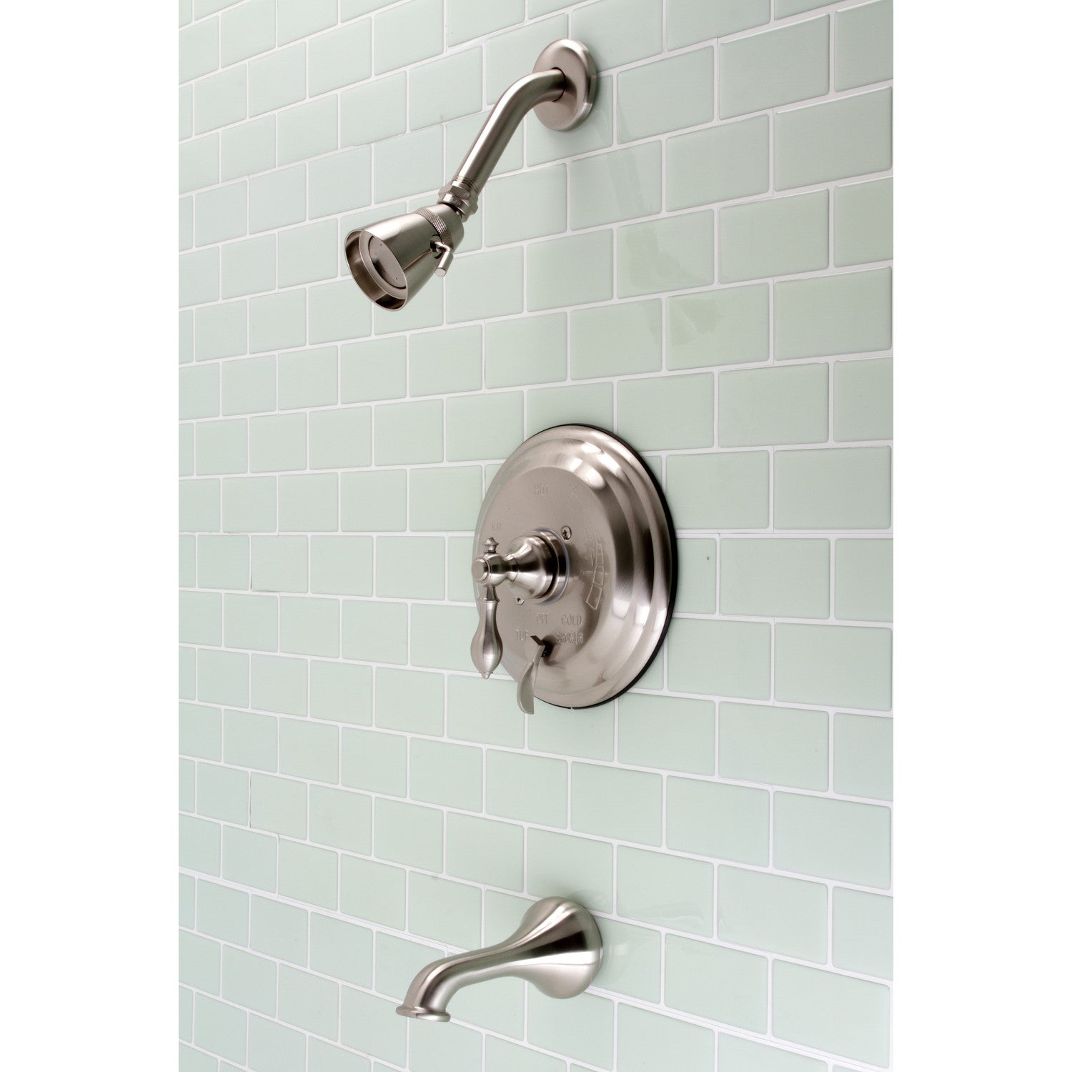 American Classic KB36380ACL Single Handle Pressure Balanced Tub and Shower Faucet in Brushed Nickel - Perfect for Bathroom Remodeling and Modern Home Upgrades